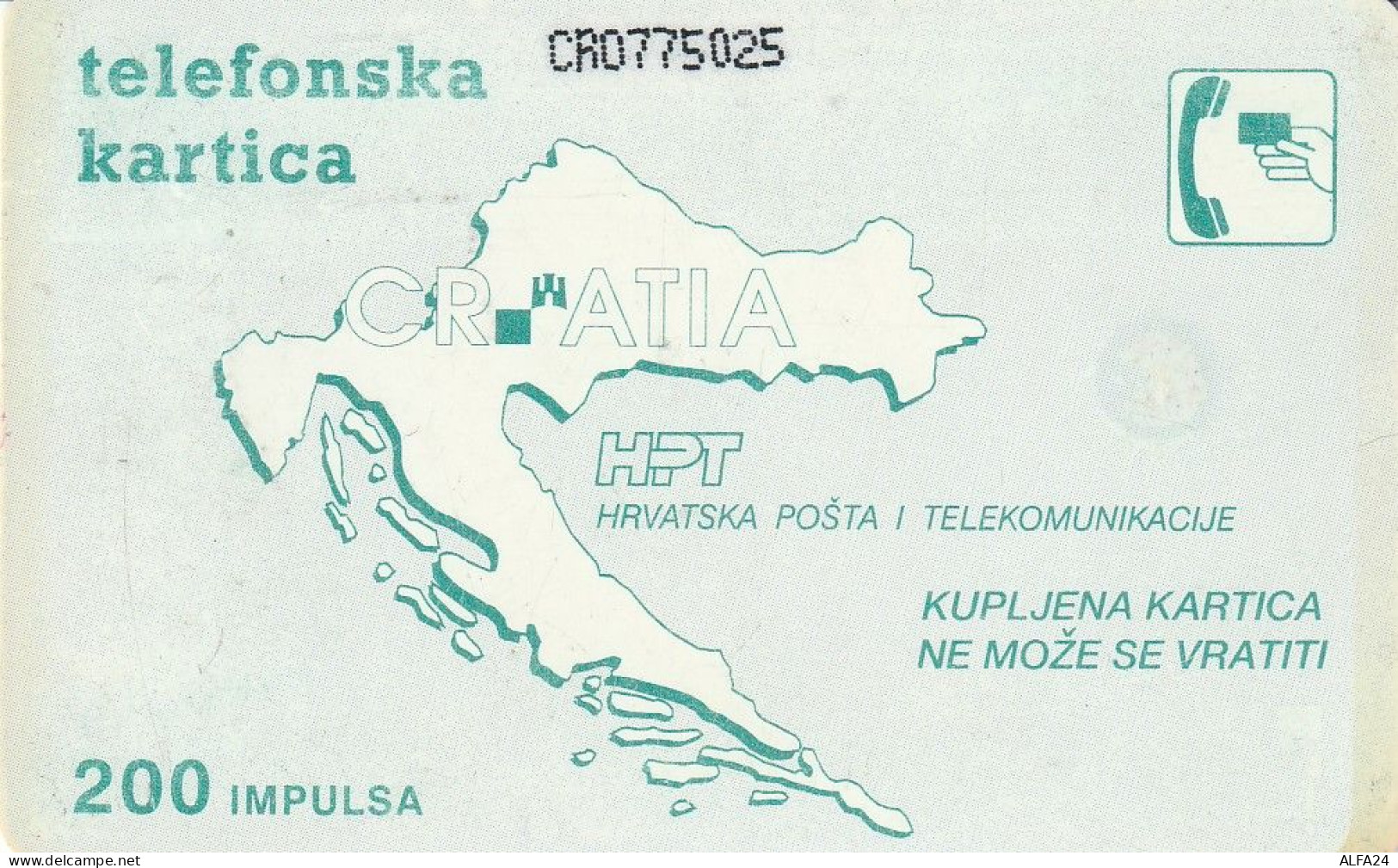 PHONE CARD CROAZIA  (CV6558 - Croatie