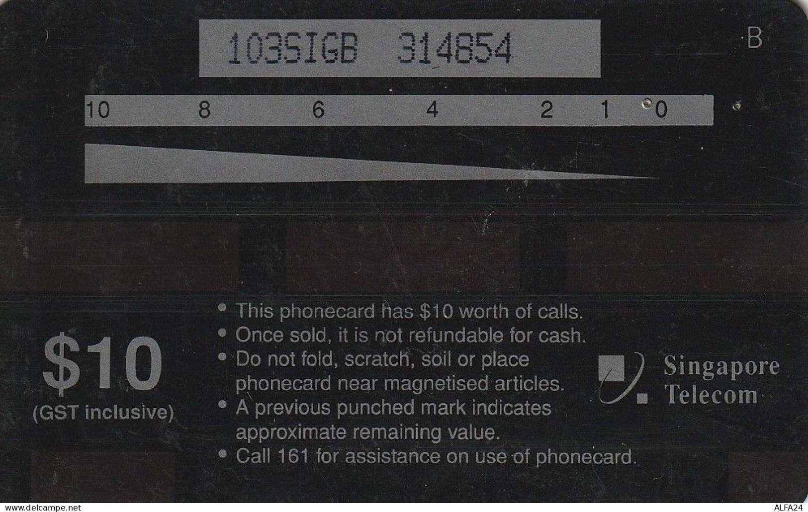 PHONE CARD SINGAPORE MOTO (CV6553 - Motorfietsen