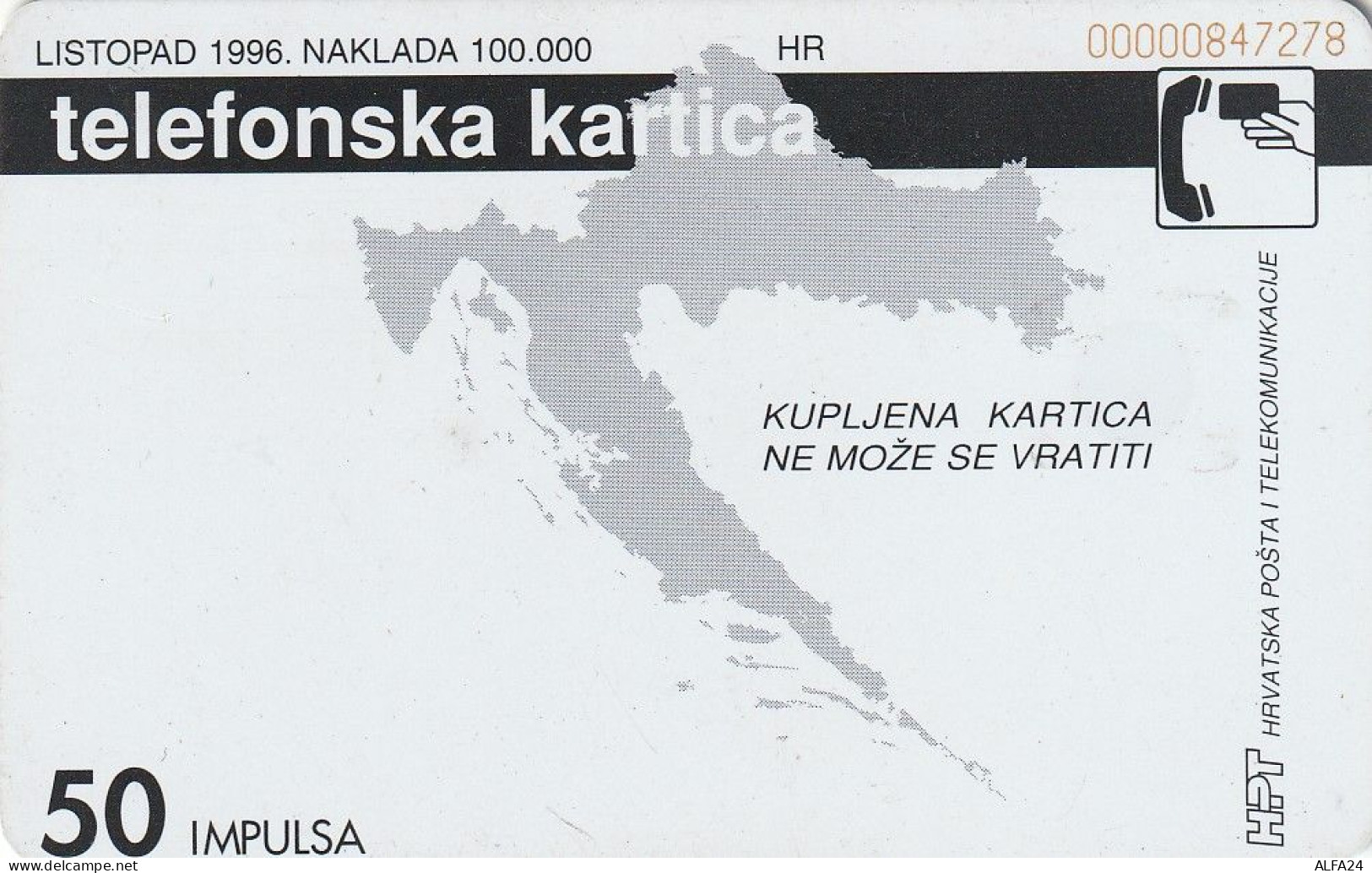 PHONE CARD CROAZIA  (CV6554 - Croatie