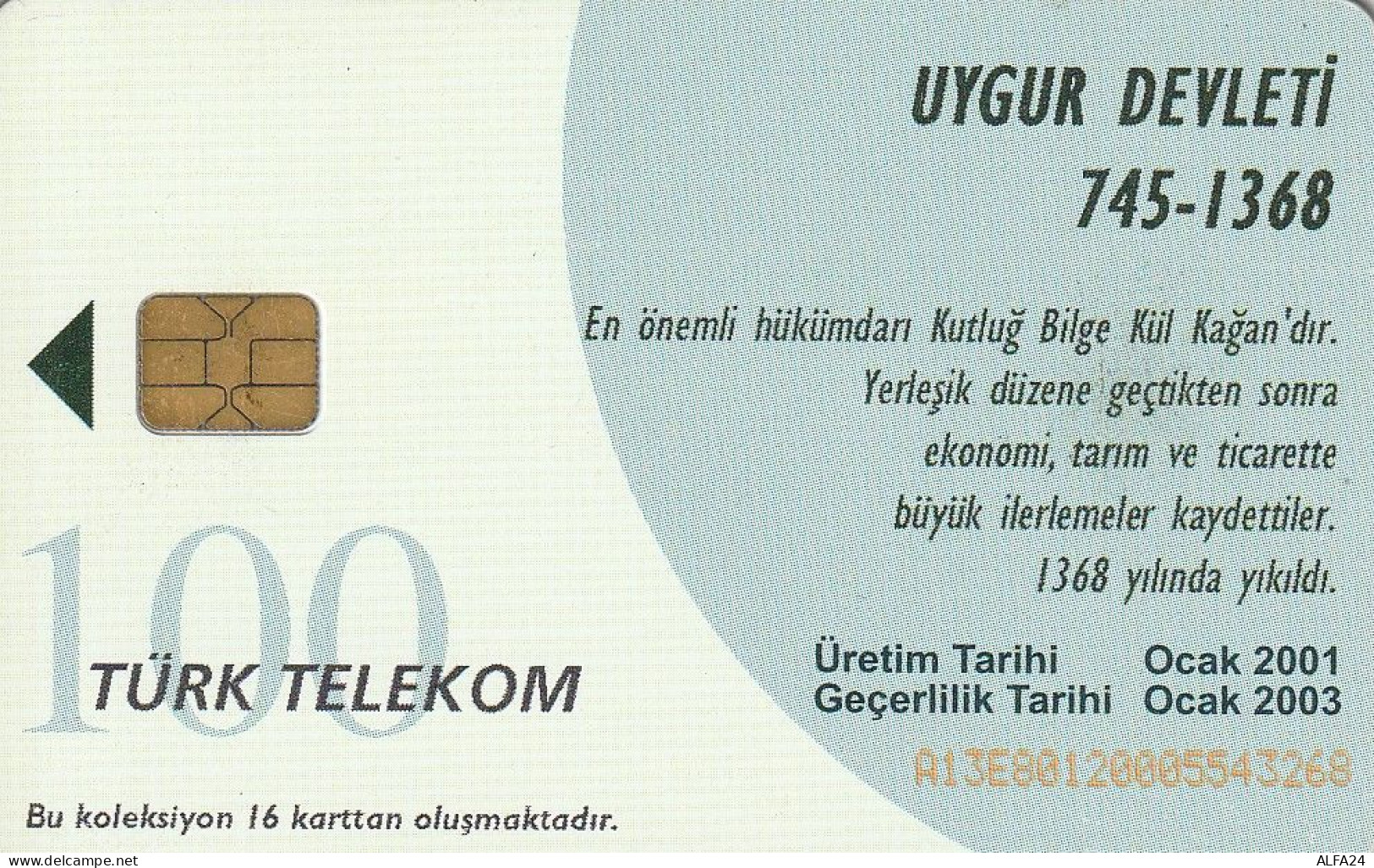 PHONE CARD TURCHIA  (CV6539 - Turquie
