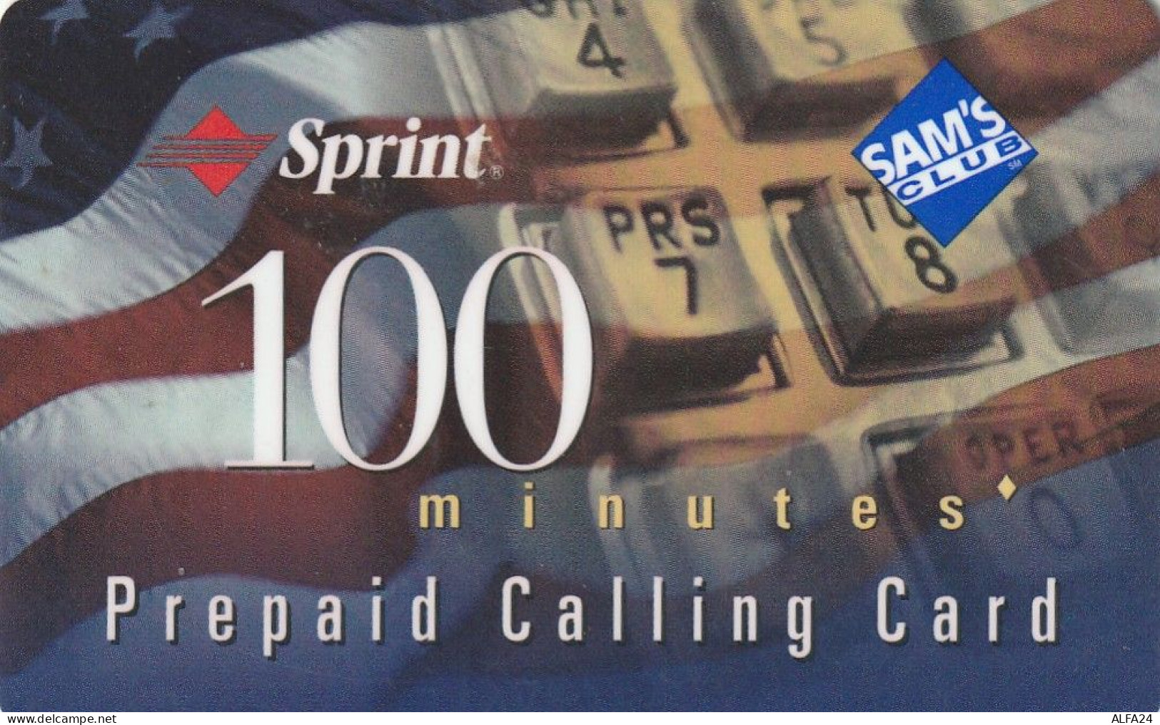 PREPAID PHONE CARD STATI UNITI SPRINT (CV6236 - Sprint