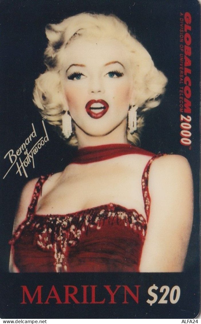 PREPAID PHONE CARD STATI UNITI MARILYN MONROE (CV6023 - Cinéma