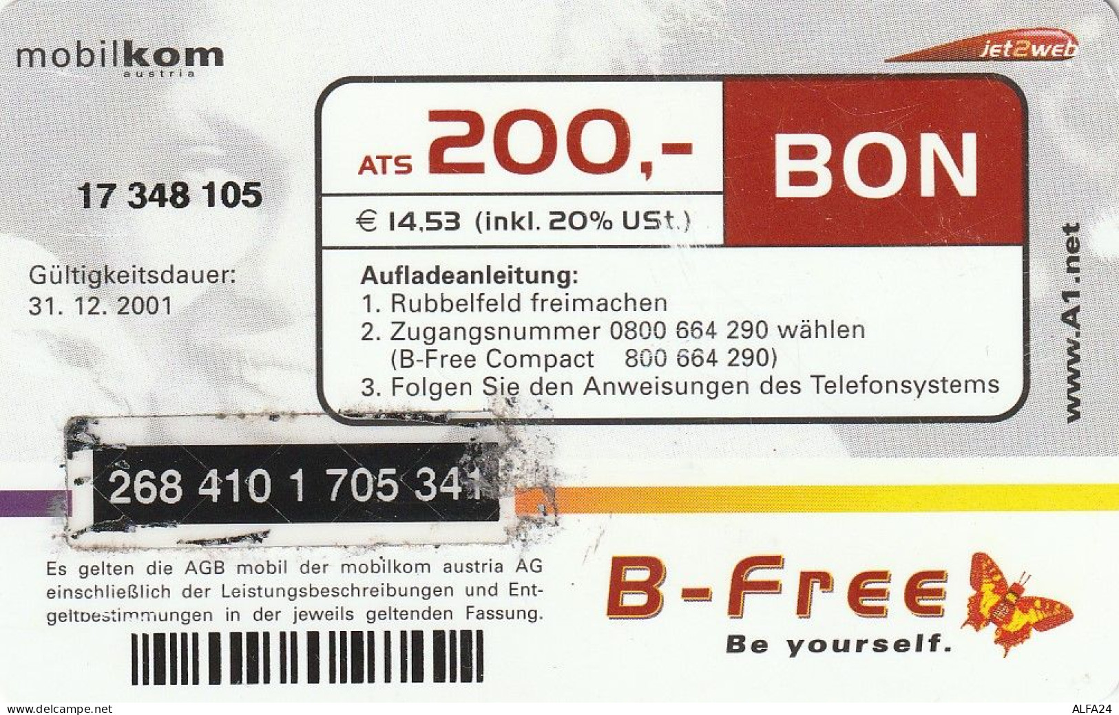 PREPAID PHONE CARD AUSTRIA  (CV3236 - Oesterreich