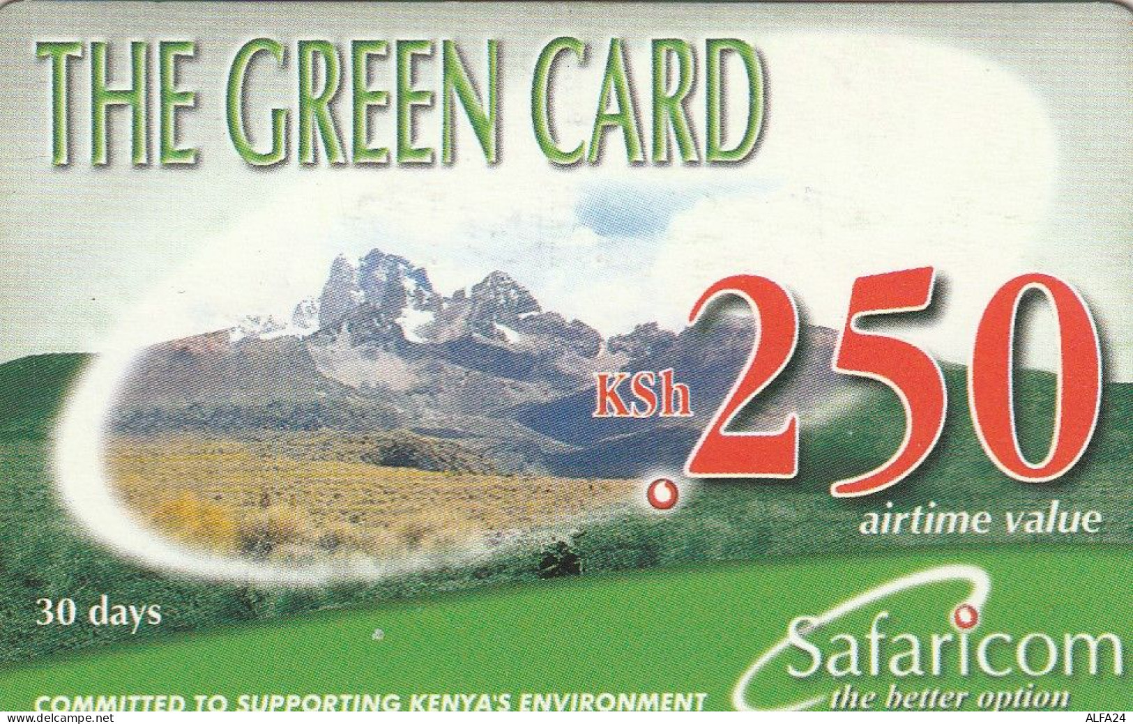 PREPAID PHONE CARD KENIA  (CV3103 - Kenya