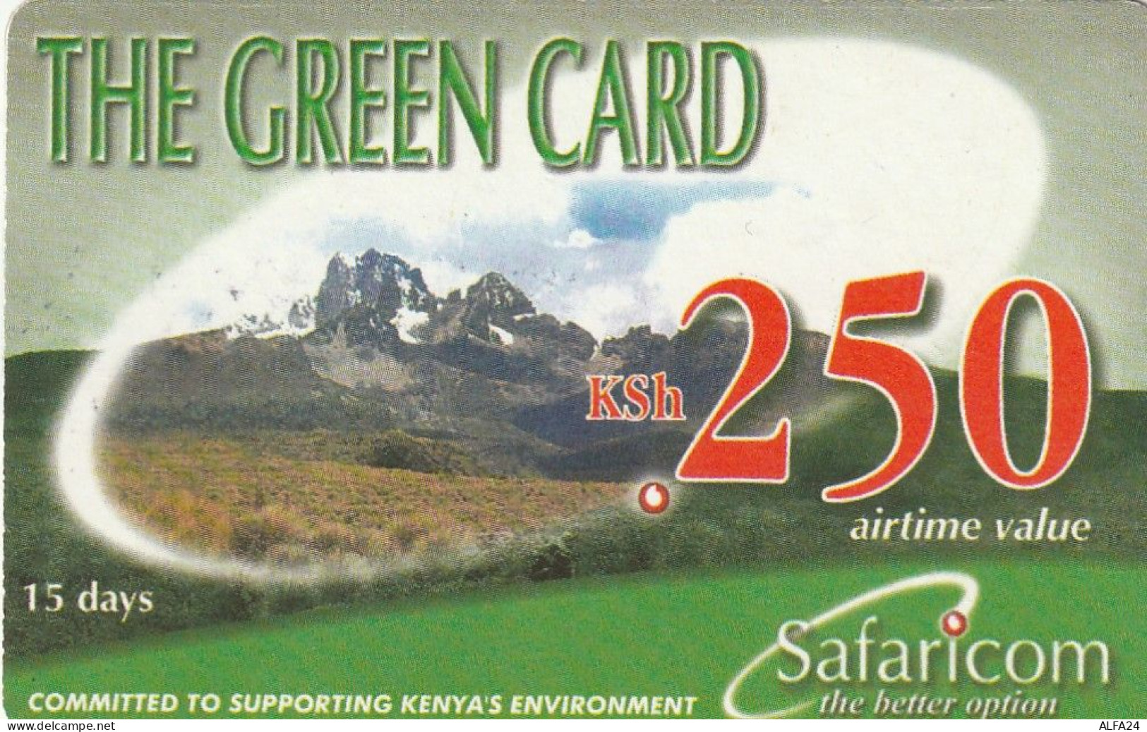 PREPAID PHONE CARD KENIA  (CV3102 - Kenya