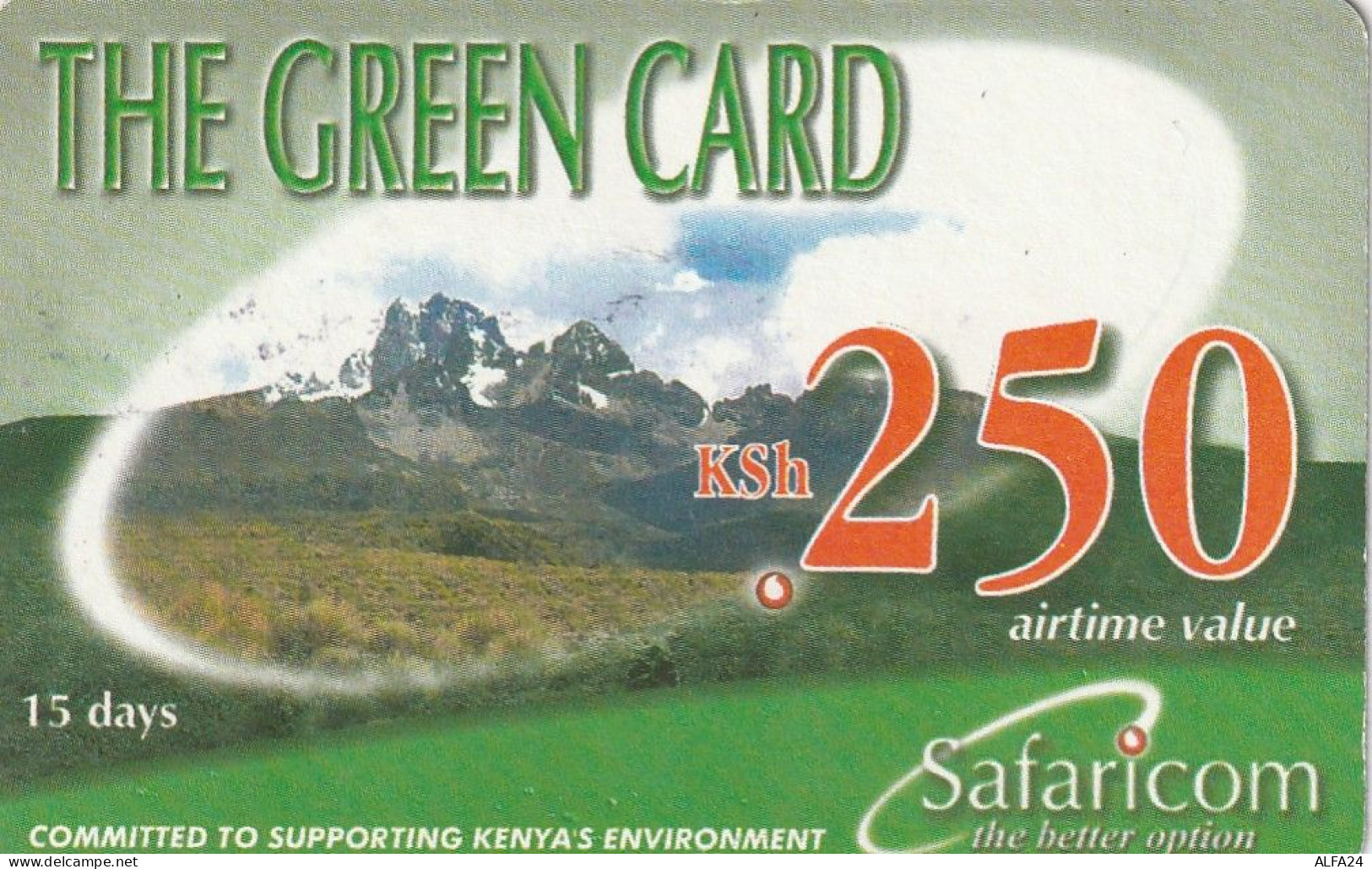 PREPAID PHONE CARD KENIA  (CV3100 - Kenya