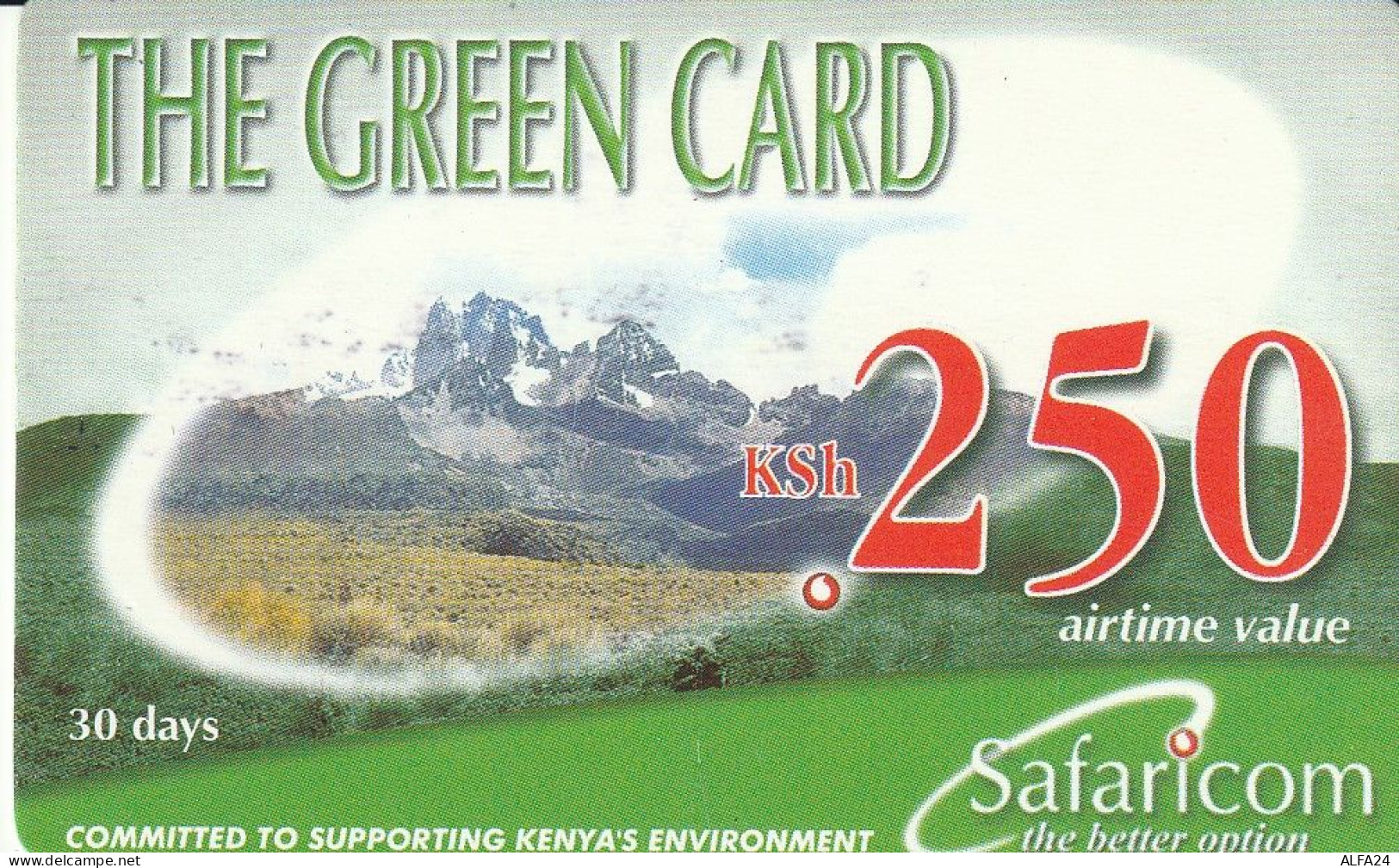 PREPAID PHONE CARD KENIA  (CV3098 - Kenia