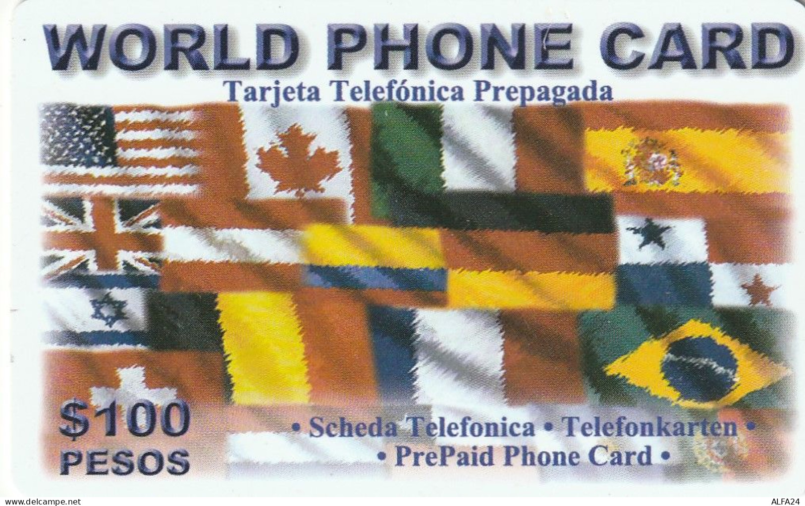 PREPAID PHONE CARD MESSICO  (CV3076 - Mexique