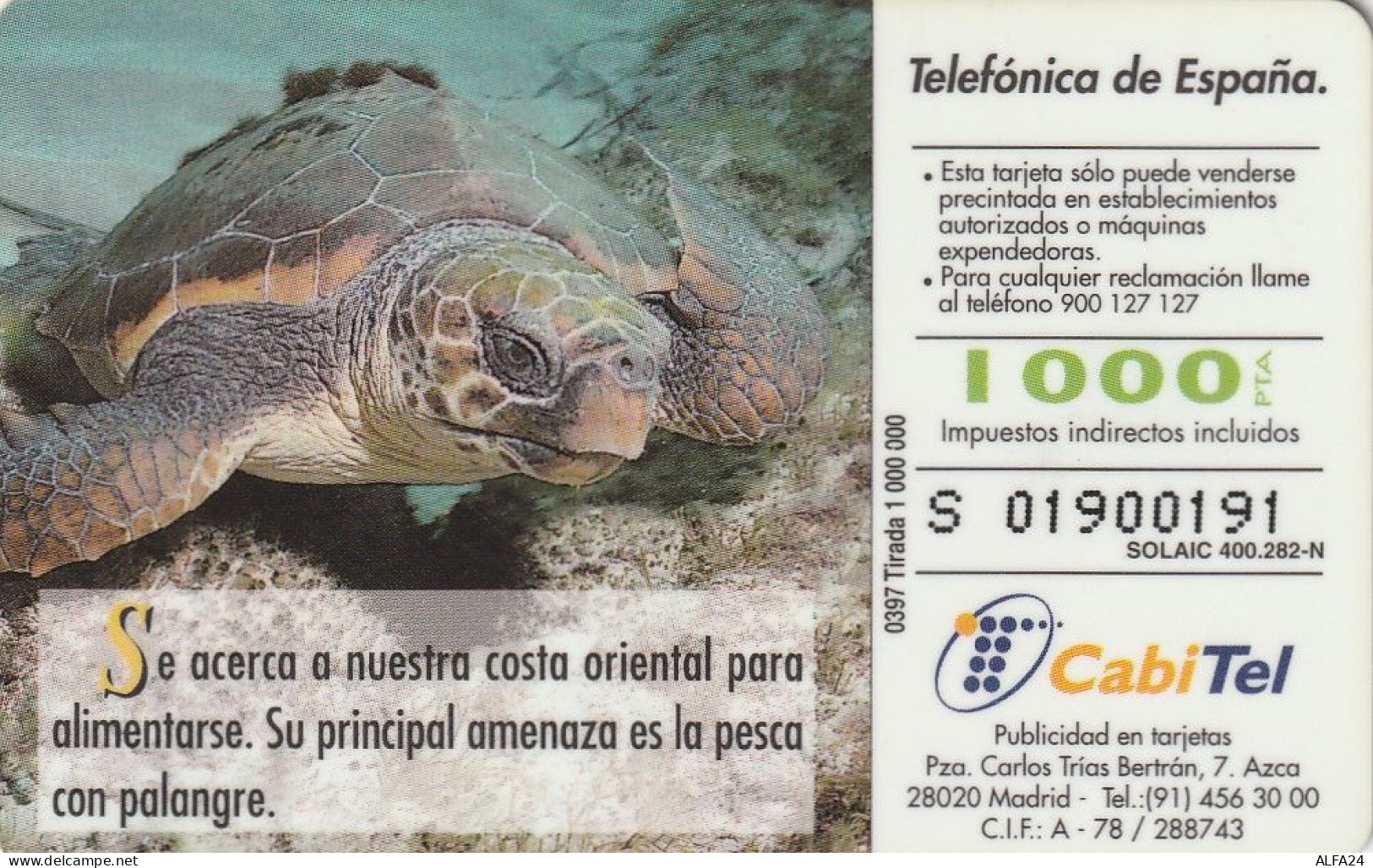 PHONE CARD SPAGNA FAUNA IBERICA  (CV6946 - Emissions Basiques