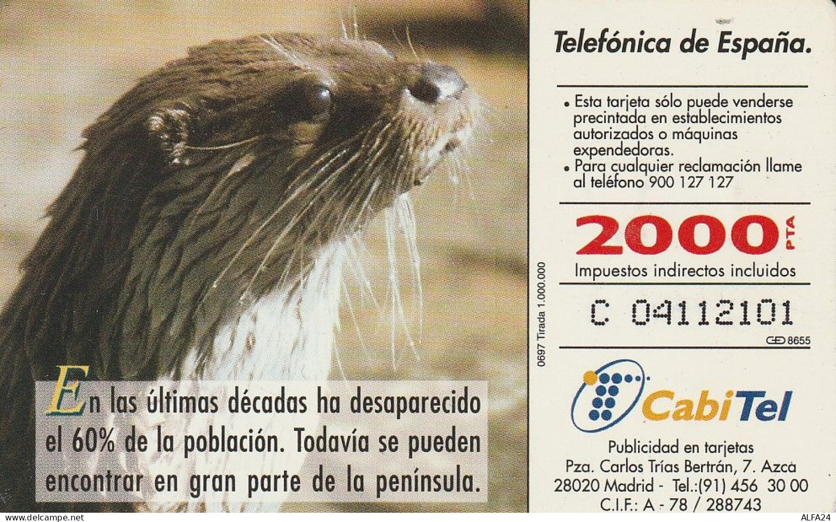 PHONE CARD SPAGNA FAUNA IBERICA  (CV6933 - Emissioni Di Base