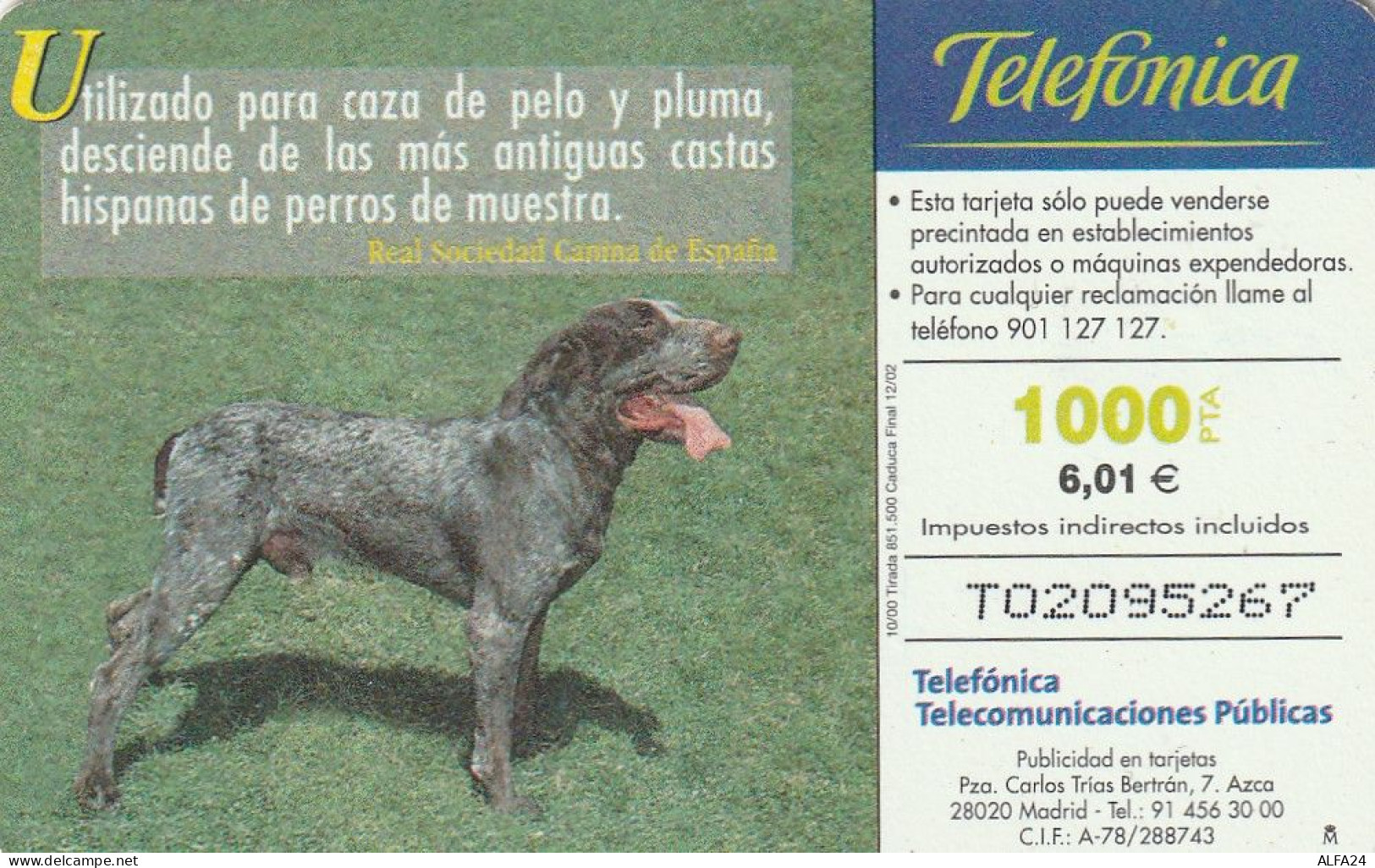 PHONE CARD SPAGNA FAUNA IBERICA  (CV6914 - Emissioni Di Base