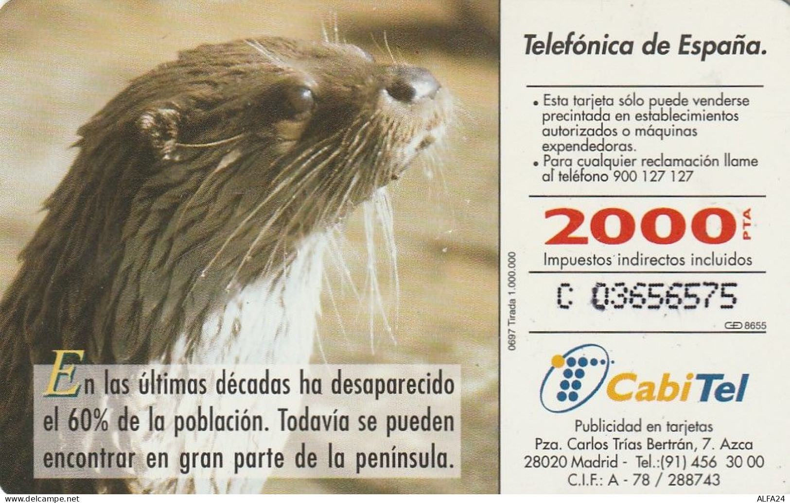 PHONE CARD SPAGNA FAUNA IBERICA  (CV6906 - Emissions Basiques