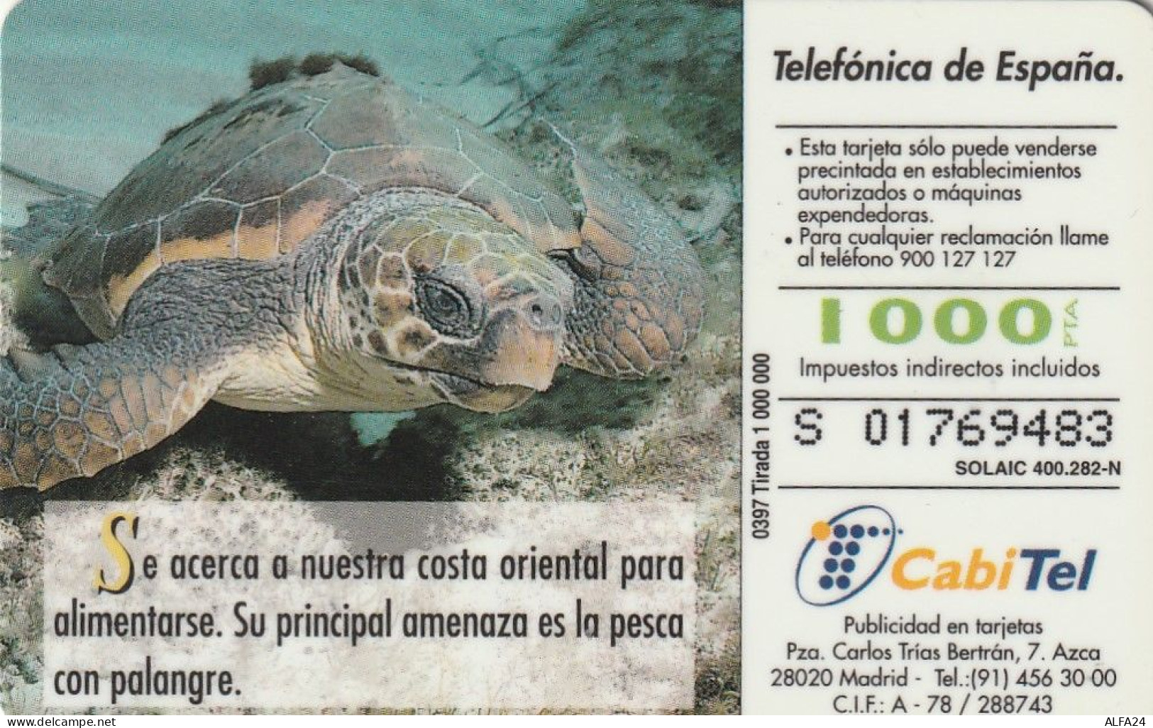 PHONE CARD SPAGNA FAUNA IBERICA  (CV6912 - Emisiones Básicas