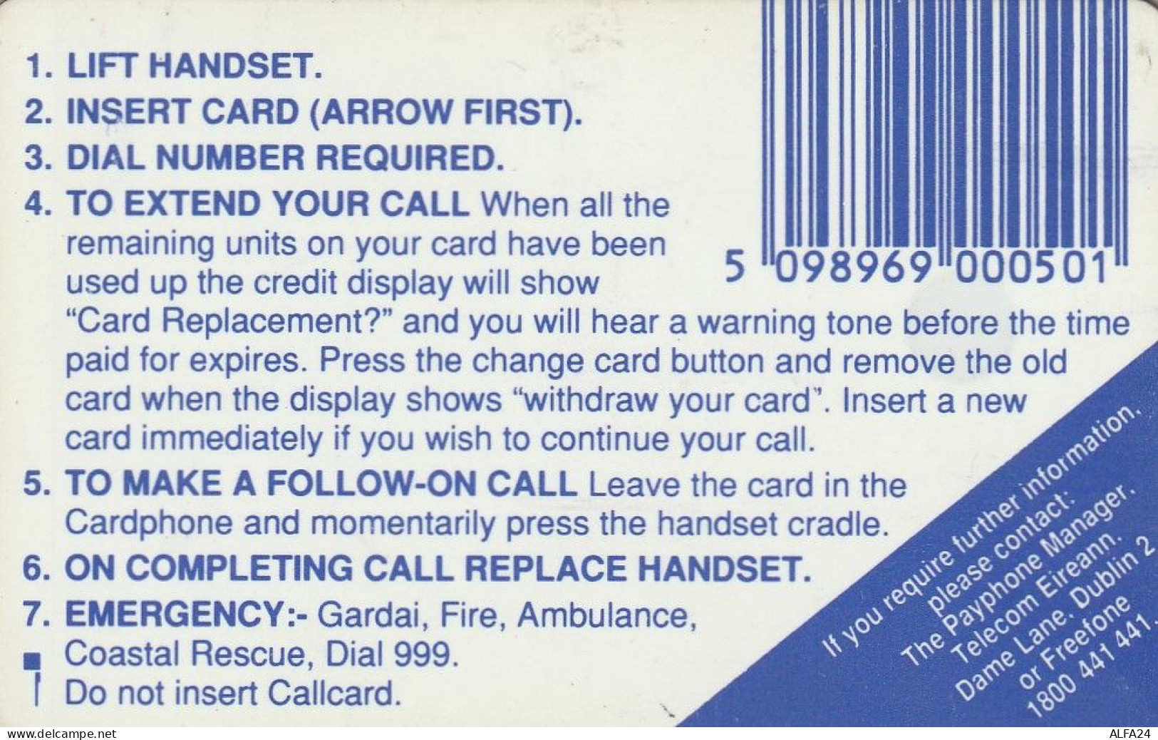 PHONE CARD IRLANDA  (CV6863 - Irlanda