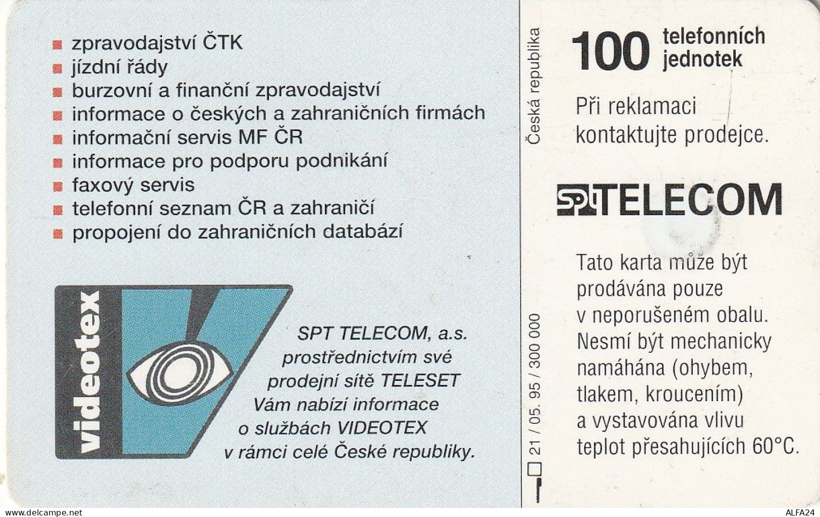 PHONE CARD REPUBBLICA CECA  (CV6832 - Tchéquie