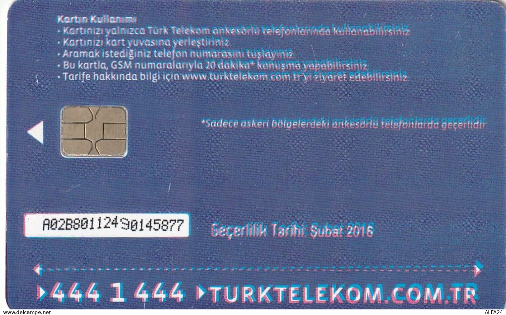 PHONE CARD TURCHIA  (CV6802 - Türkei