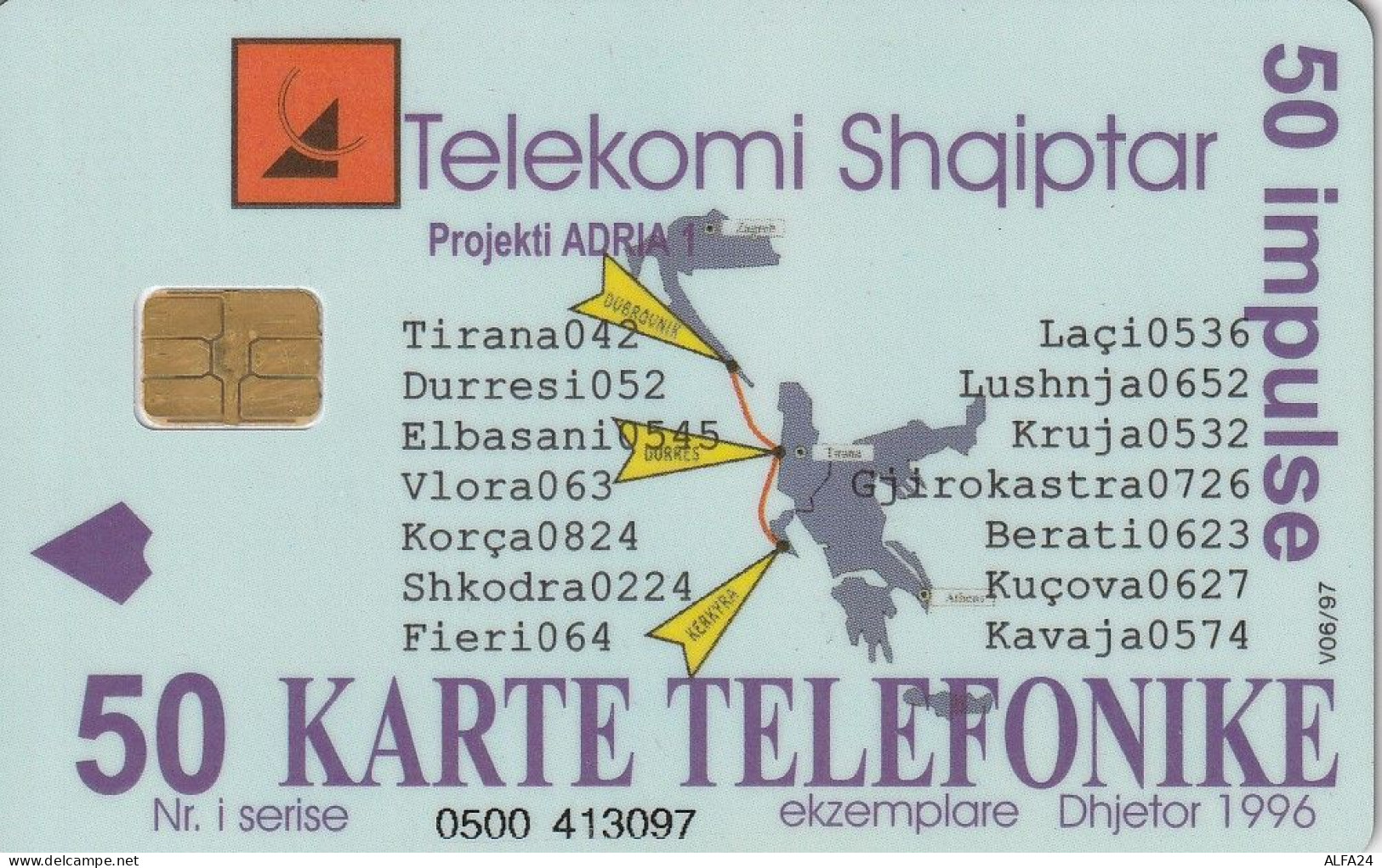 PHONE CARD ALBANIA  (CV6785 - Albanien