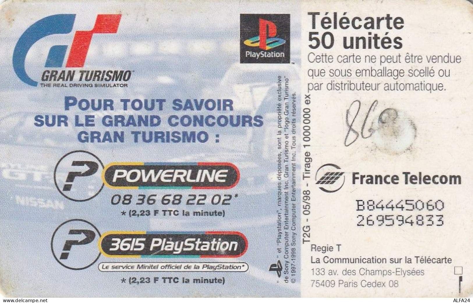 PHONE CARD FRANCIA 1998 (CV6764 - 1998