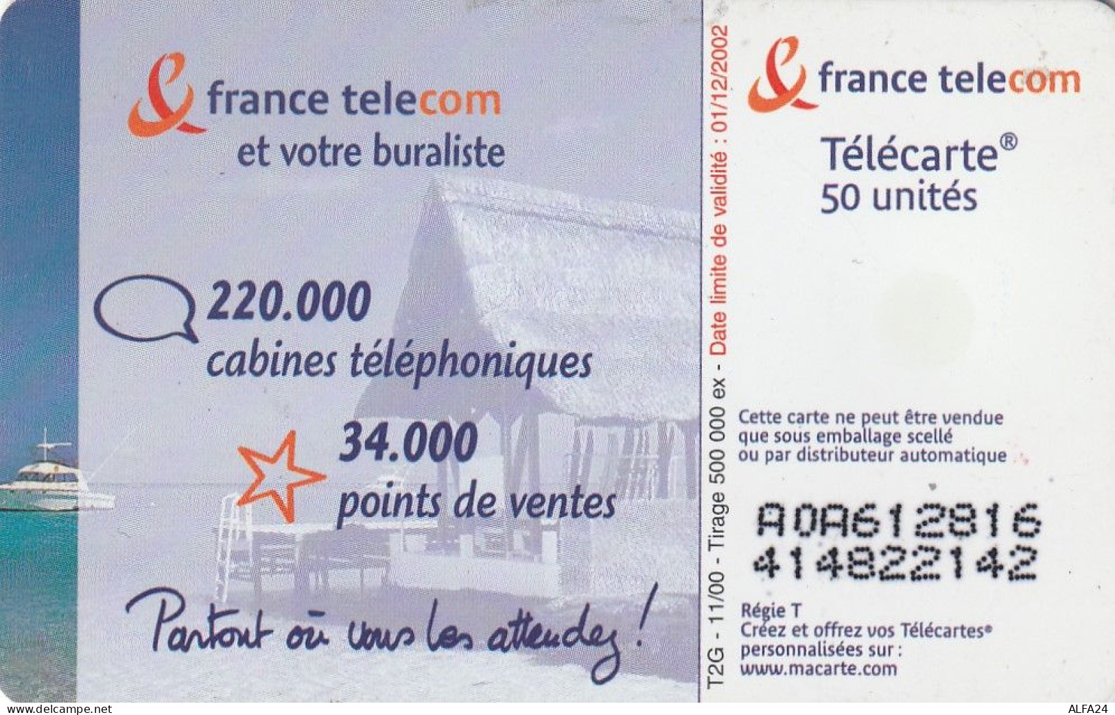 PHONE CARD FRANCIA 2000 (CV6760 - 2000