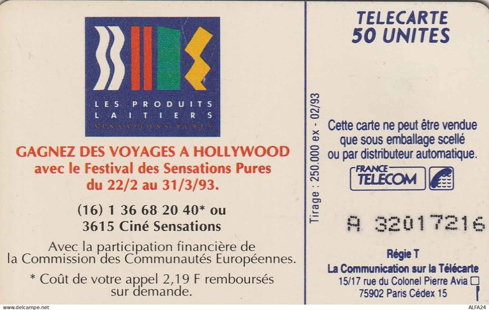 PHONE CARD FRANCIA 1993 (CV6737 - 1993