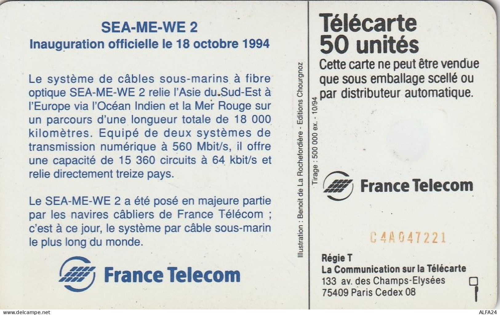 PHONE CARD FRANCIA 1994 (CV6733 - 1994