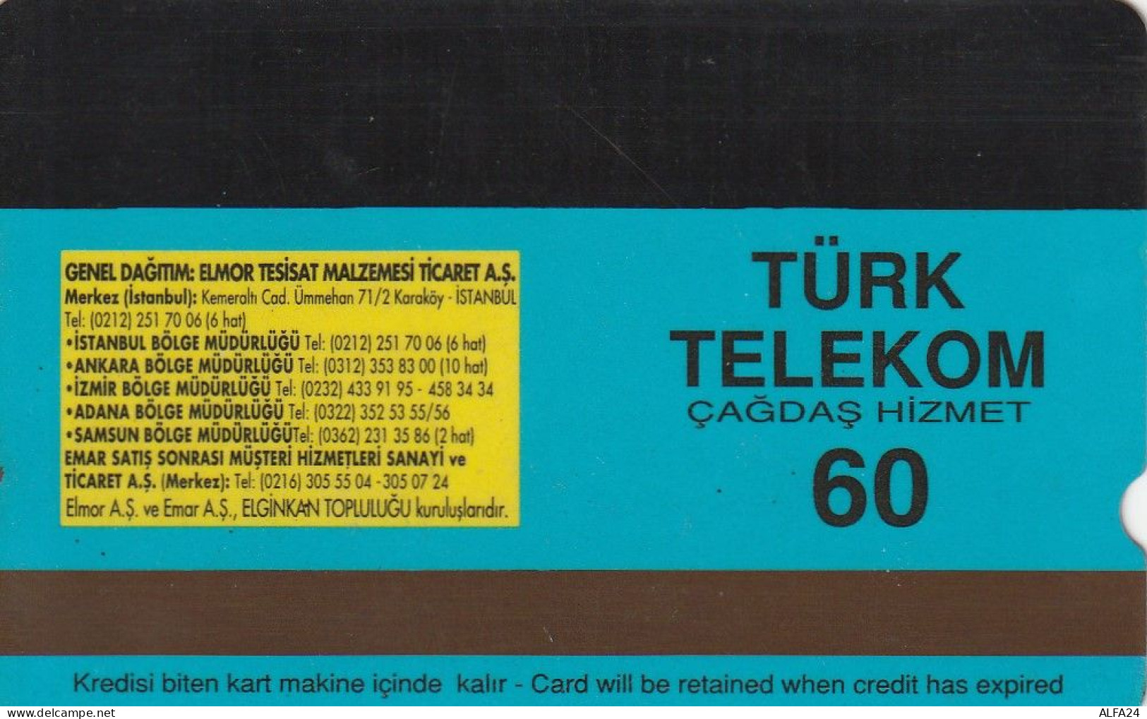PHONE CARD TURCHIA  (CV6689 - Turquie