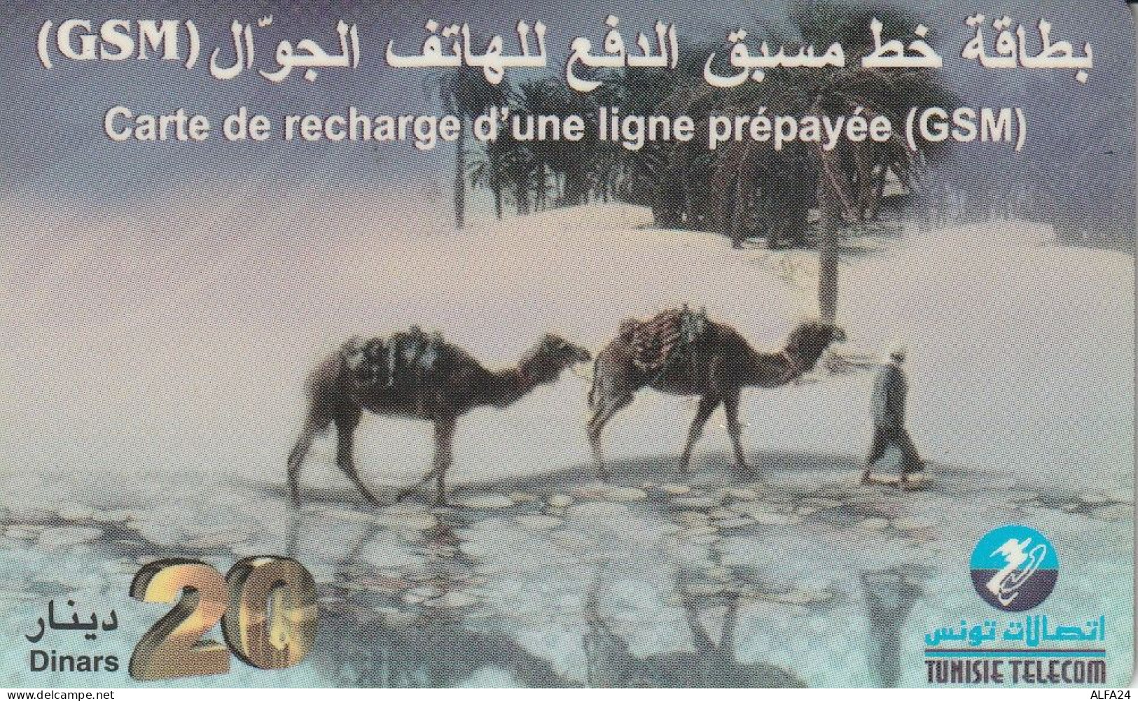 PREPAID PHONE CARD TUNISIA  (CV3849 - Tunisie