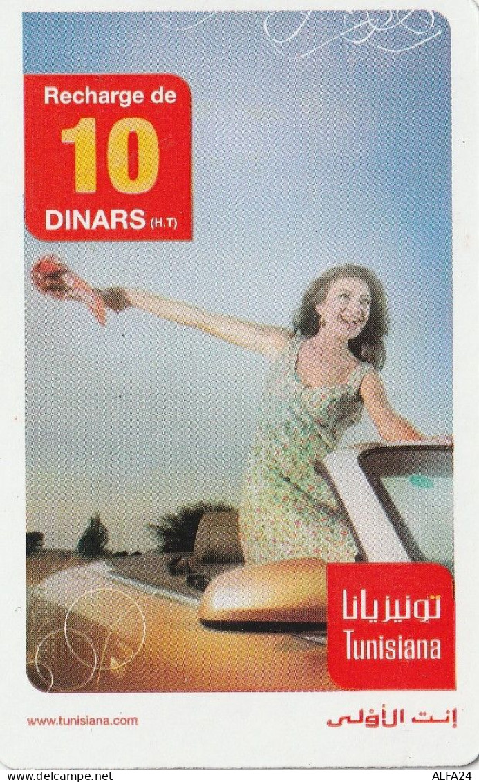 PREPAID PHONE CARD TUNISIA  (CV3844 - Tunesië