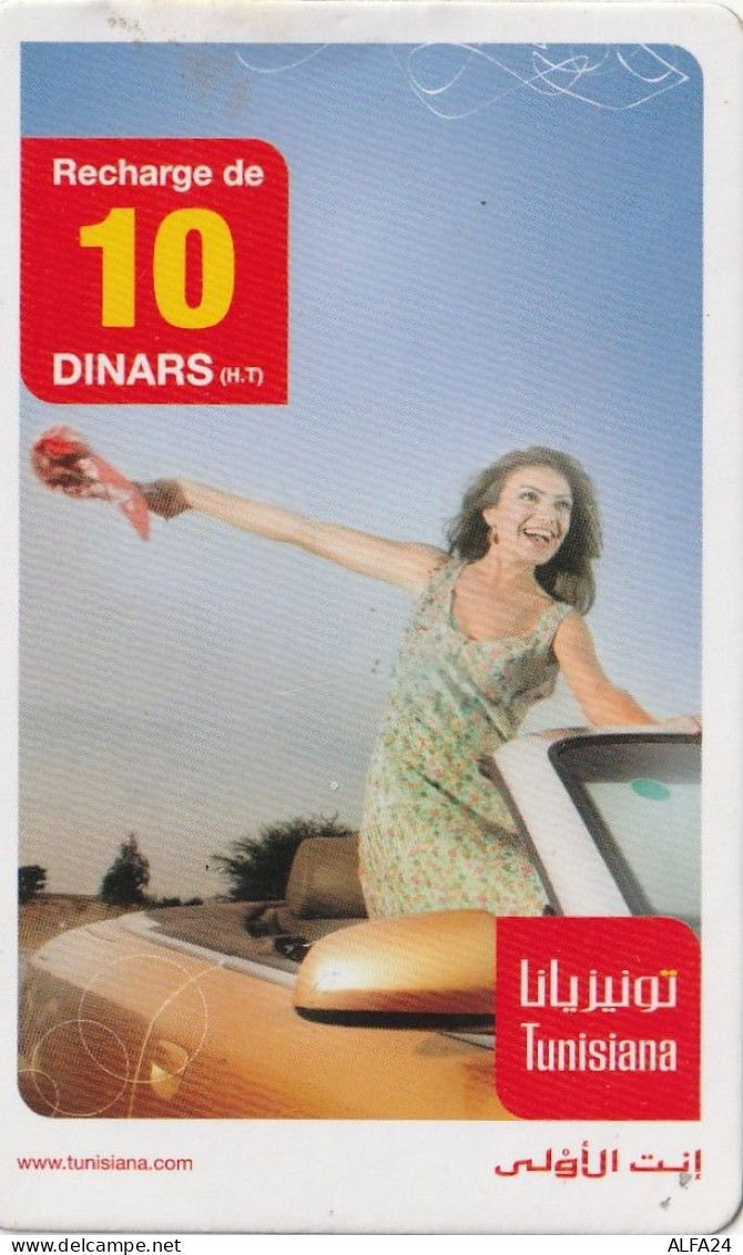 PREPAID PHONE CARD TUNISIA  (CV3838 - Tunesië