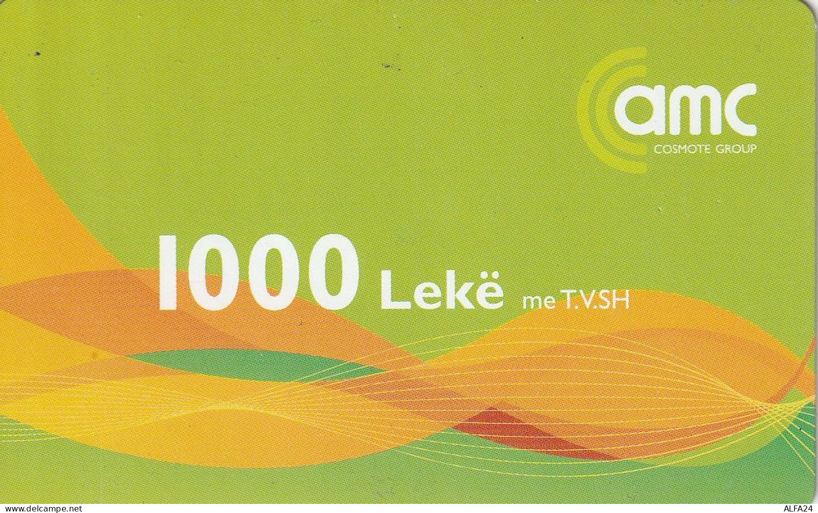 PREPAID PHONE CARD ALBANIA  (CV3797 - Albanien