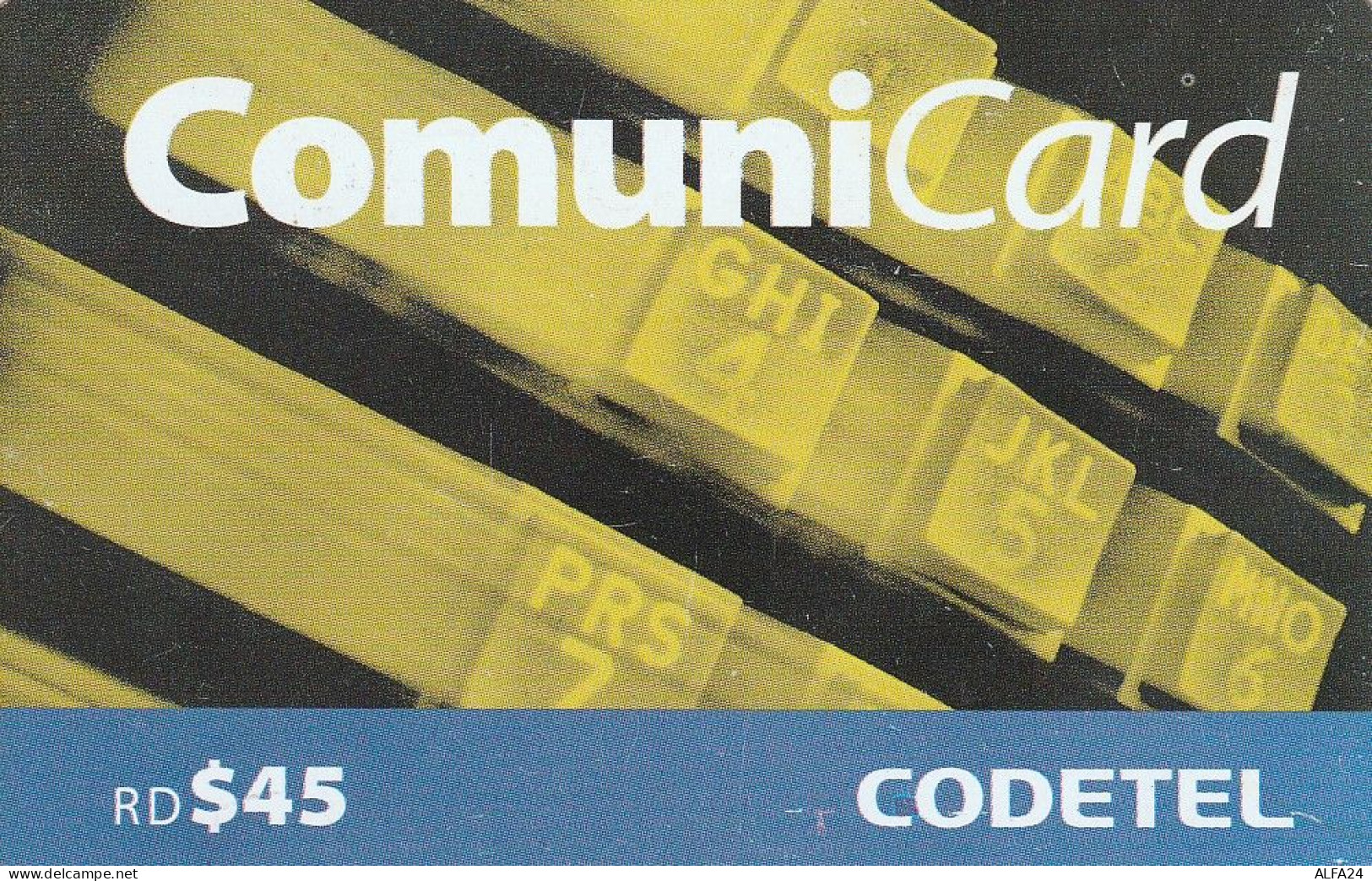 PREPAID PHONE CARD REPUBBLICA DOMINICANA  (CV3771 - Dominik. Republik
