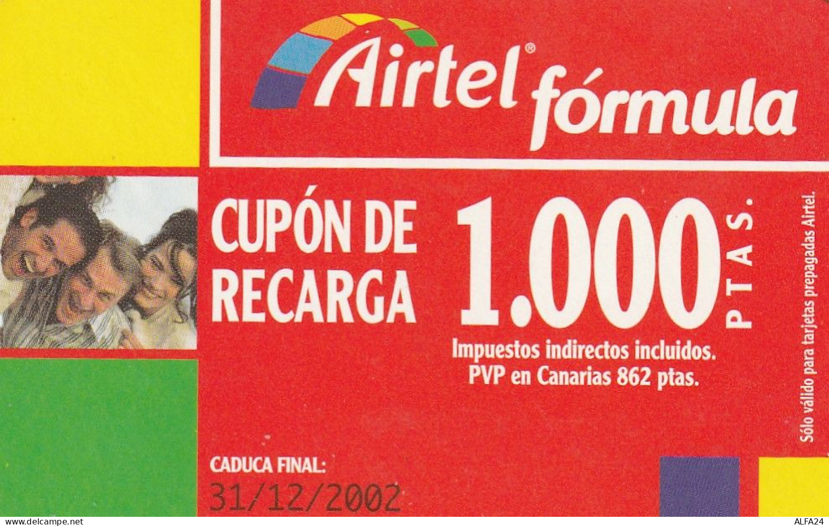 PREPAID PHONE CARD SPAGNA  (CV3686 - Other & Unclassified