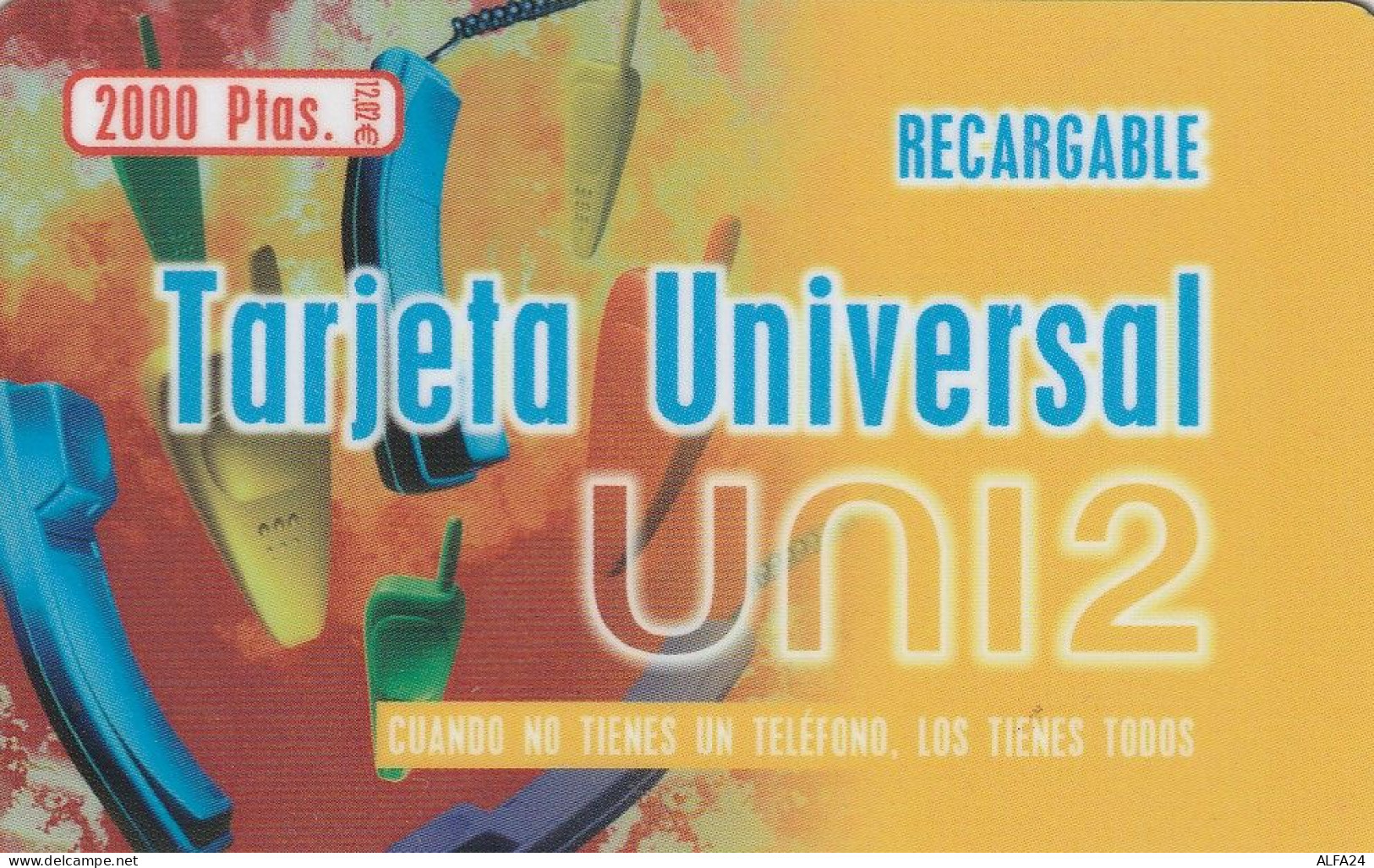 PREPAID PHONE CARD SPAGNA  (CV3669 - Other & Unclassified