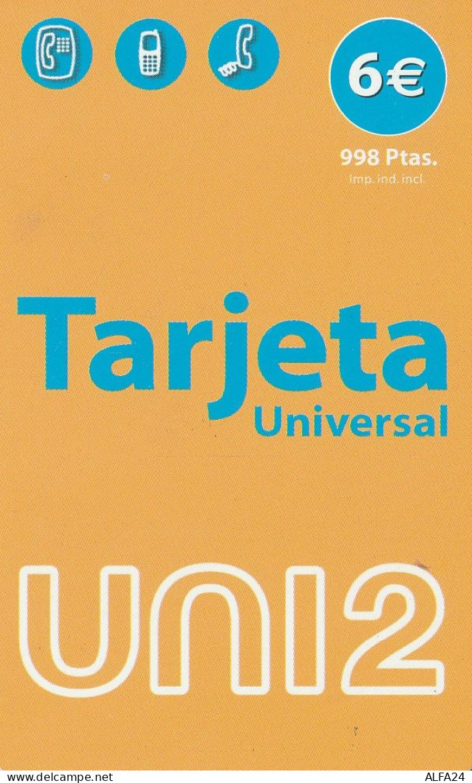 PREPAID PHONE CARD SPAGNA  (CV3649 - Other & Unclassified