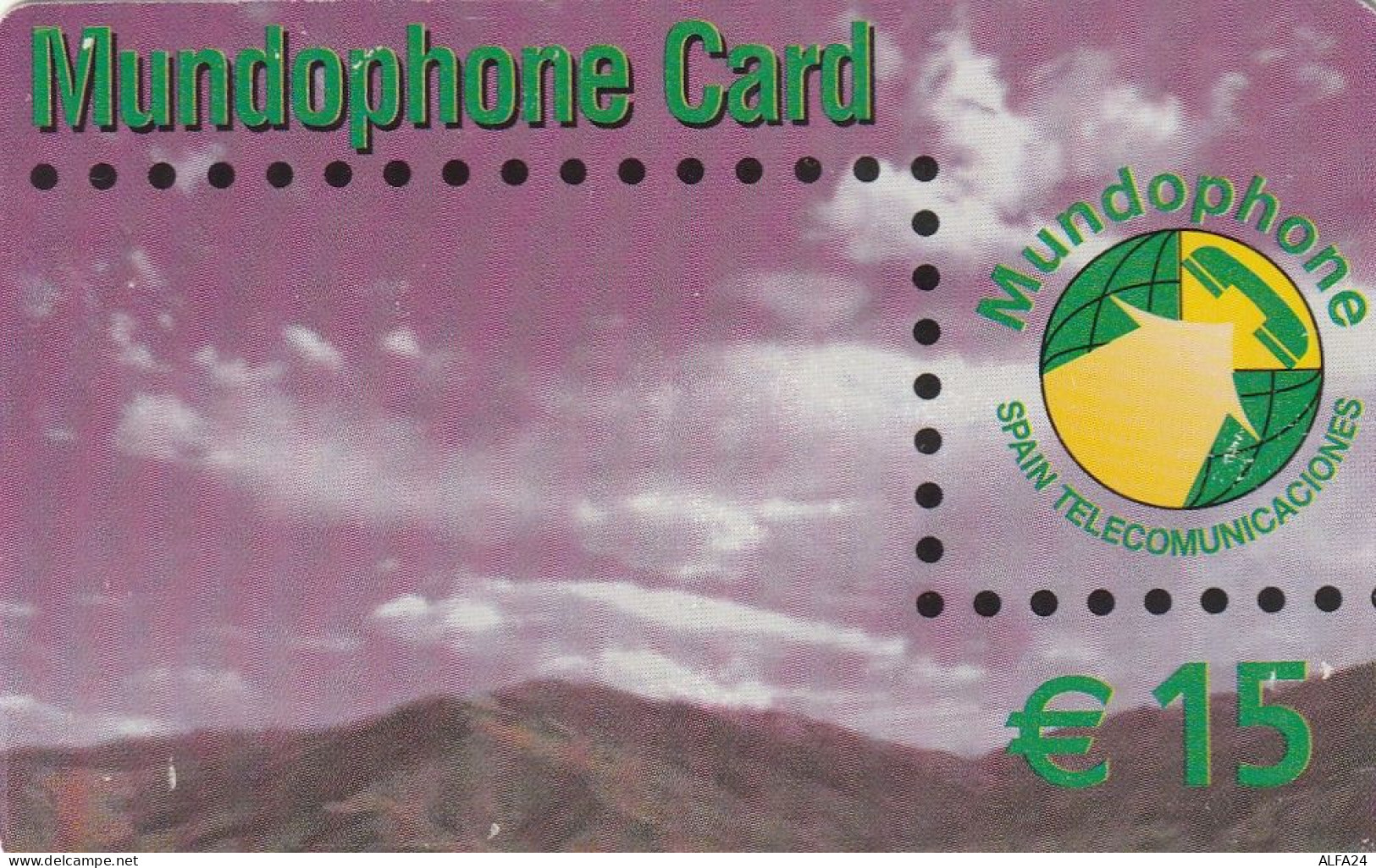 PREPAID PHONE CARD SPAGNA  (CV3566 - Otros & Sin Clasificación