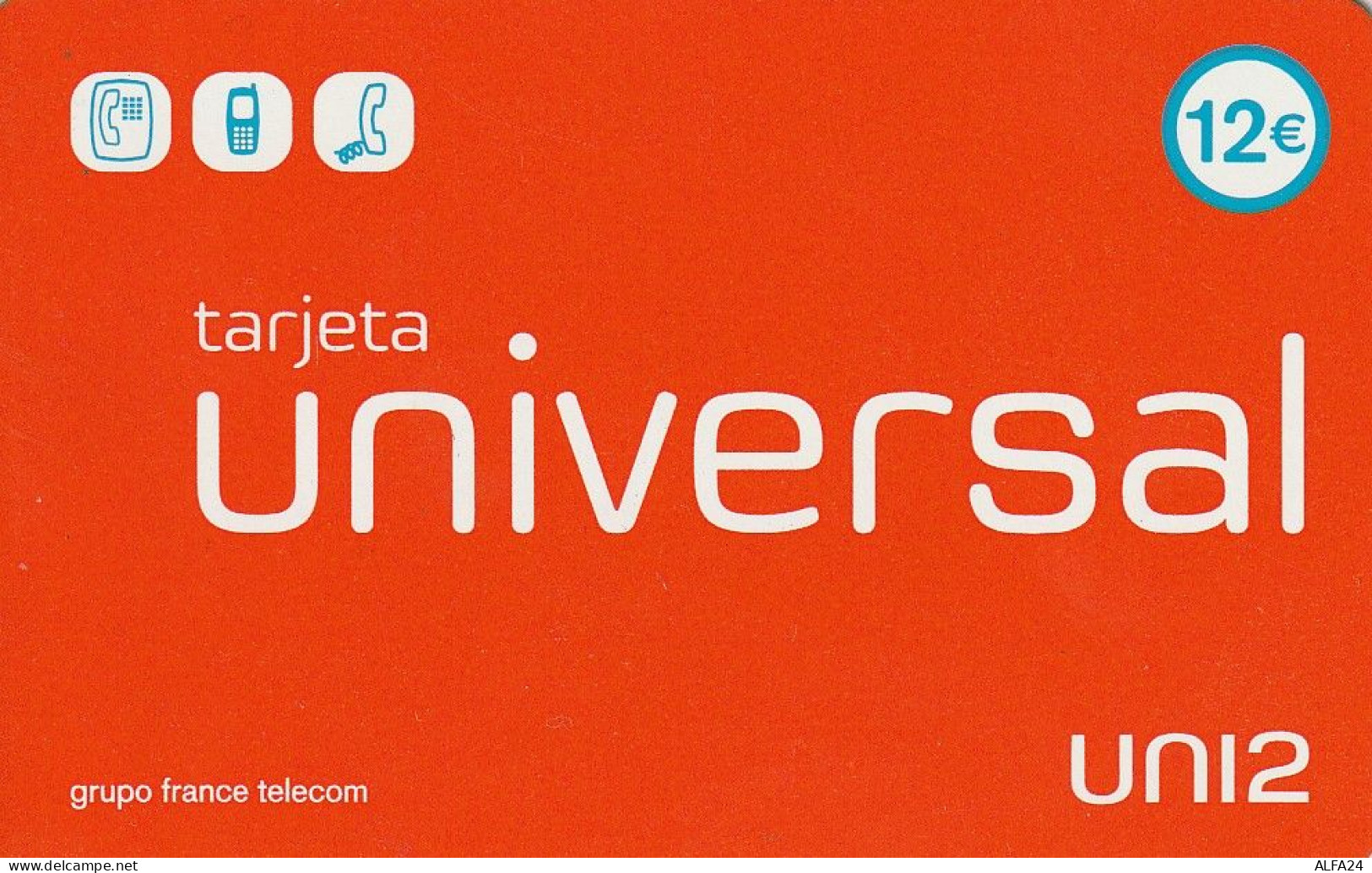 PREPAID PHONE CARD SPAGNA  (CV3445 - Otros & Sin Clasificación