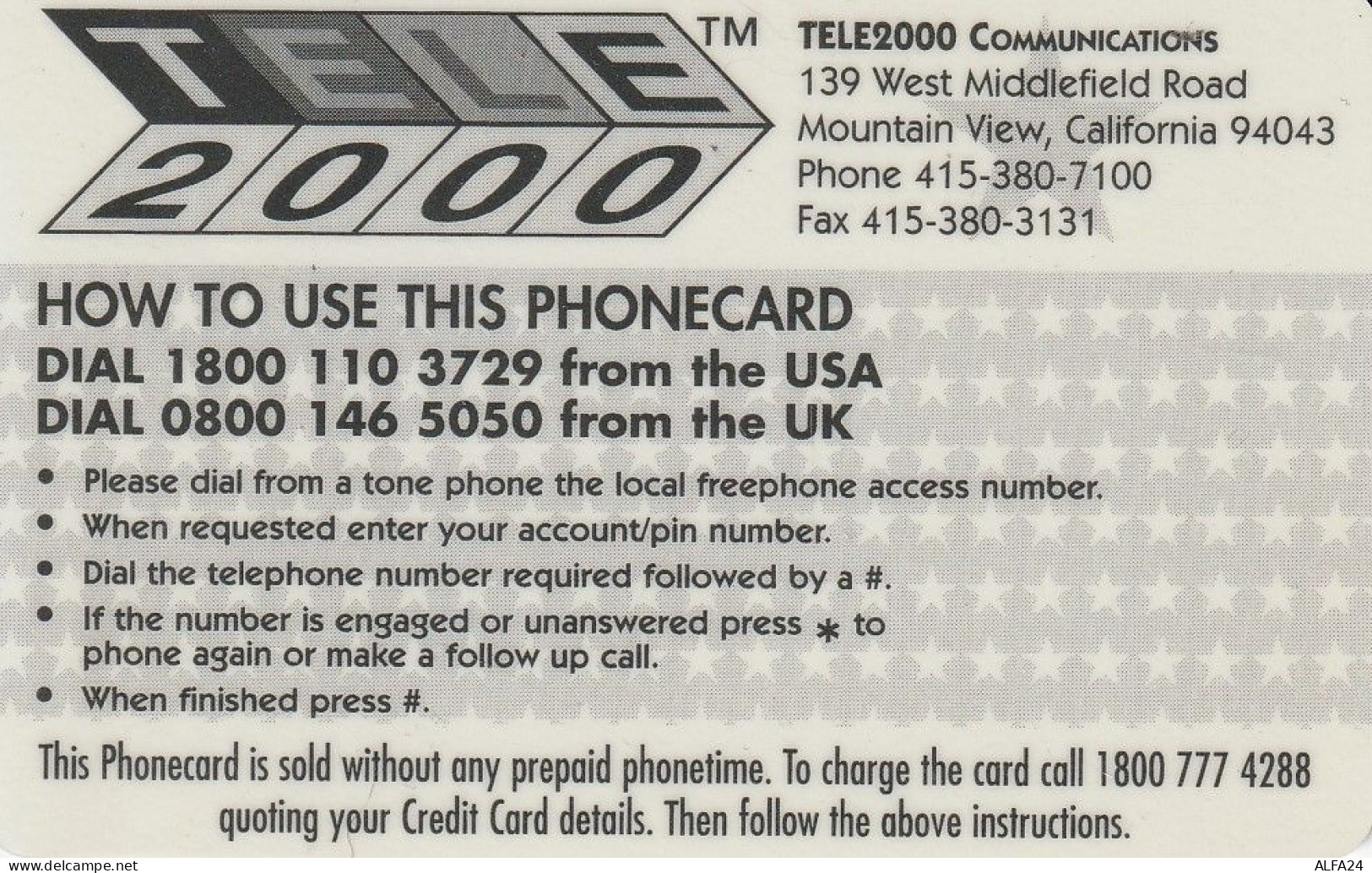 PREPAID PHONE CARD STATI UNITI SPICE GIRLS (CV5185 - Música