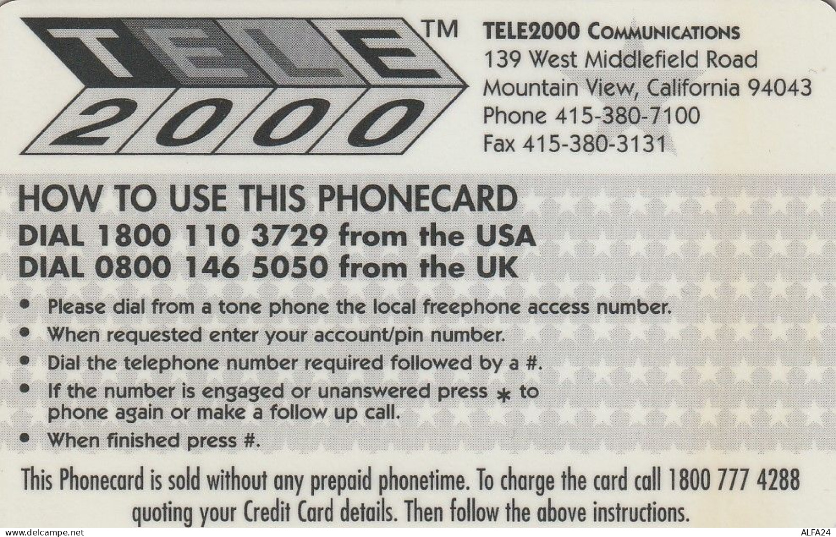 PREPAID PHONE CARD STATI UNITI SPICE GIRLS (CV5179 - Música