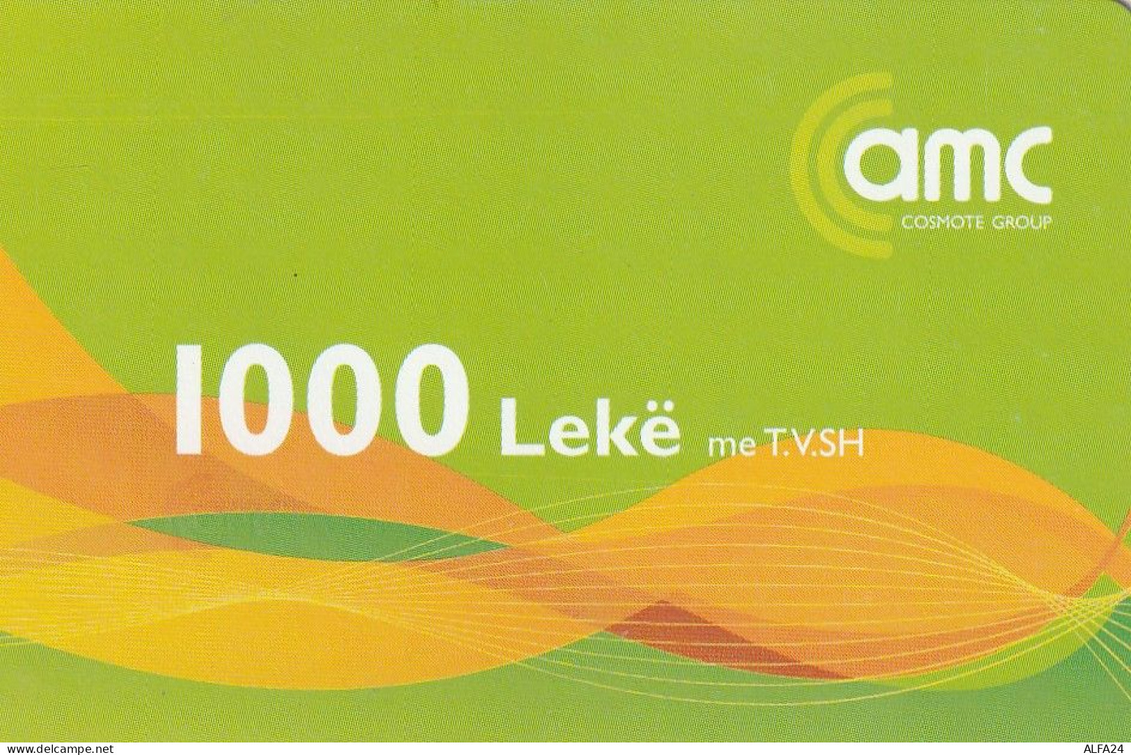 PREPAID PHONE CARD ALBANIA  (CV3943 - Albanie