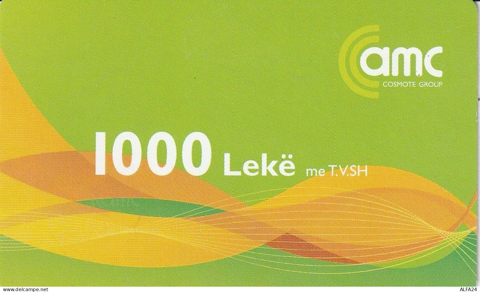 PREPAID PHONE CARD ALBANIA  (CV3938 - Albanie