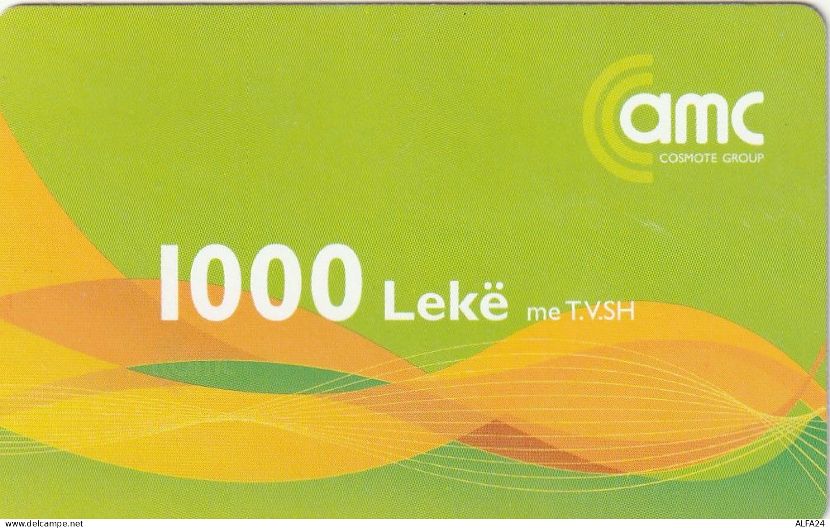 PREPAID PHONE CARD ALBANIA  (CV3940 - Albanien