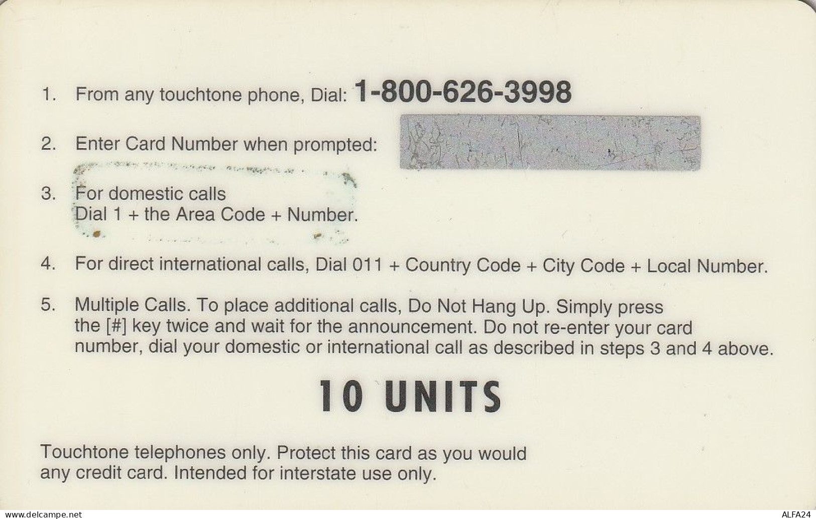 PREPAID PHONE CARD STATI UNITI LOONEY TUNES (CV5975 - BD