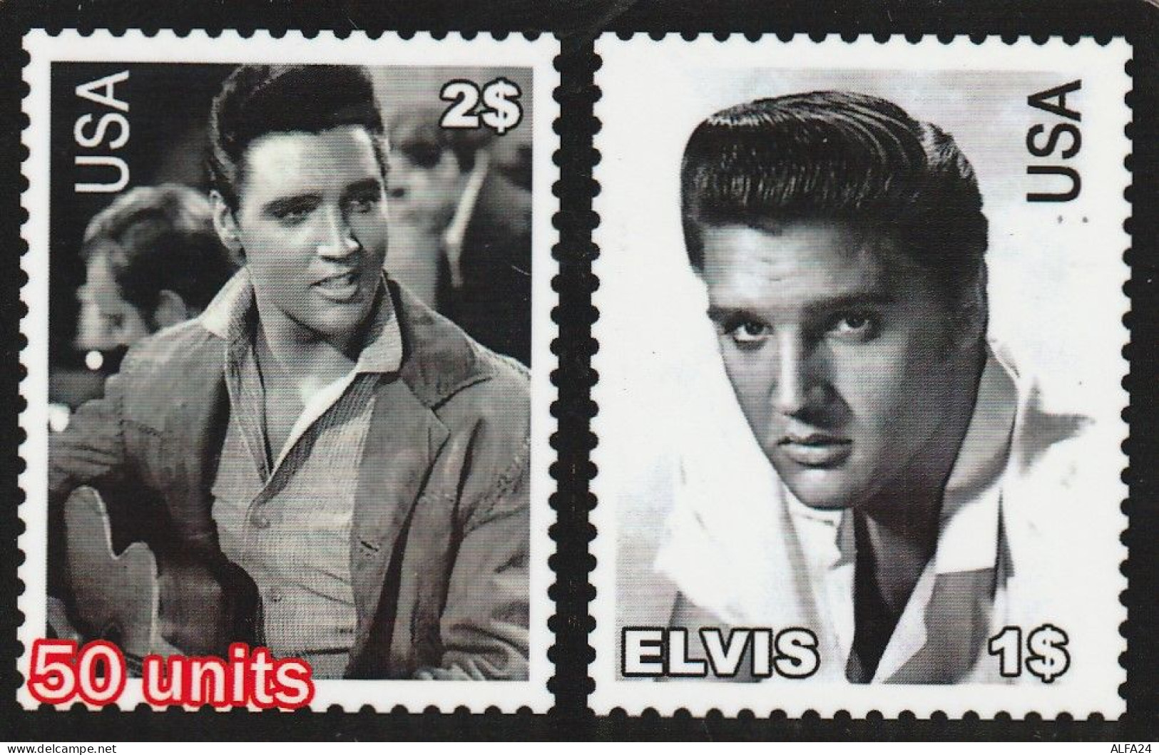 PREPAID PHONE CARD STATI UNITI ELVIS PRESLEY SPRINT TIR 250 (CV5979 - Sprint