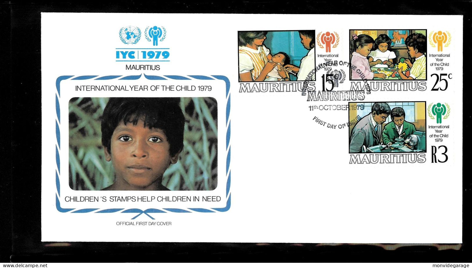 Mauritius - Année Internationale De L'enfant 1979 - Premier Jour - IJDK 025 - UNICEF