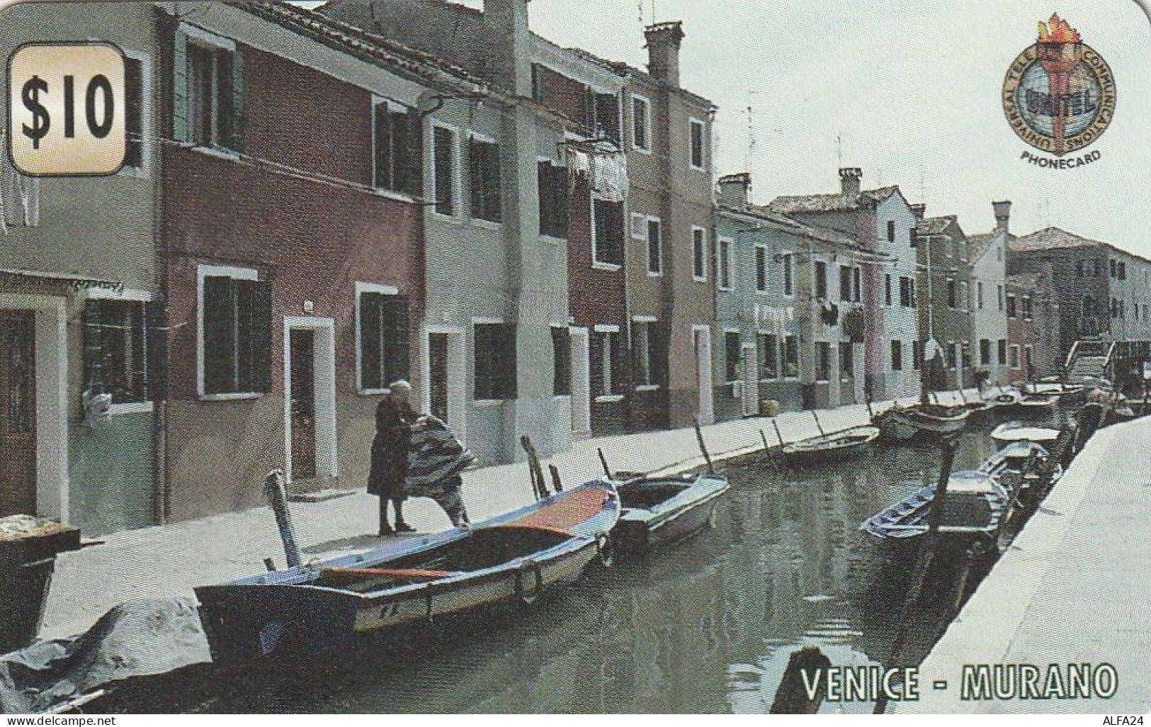 PREPAID PHONE CARD UK VENEZIA MURANO (CV5547 - BT Global Cards (Prepaid)