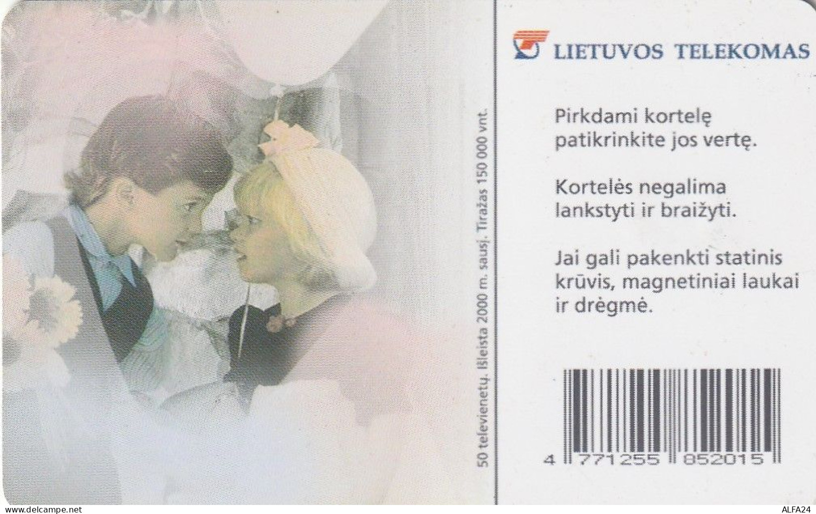 PHONE CARD LITUANIA  (CV7062 - Lituania