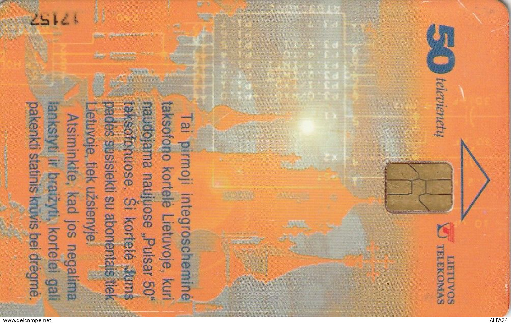 PHONE CARD LITUANIA  (CV7057 - Lituanie