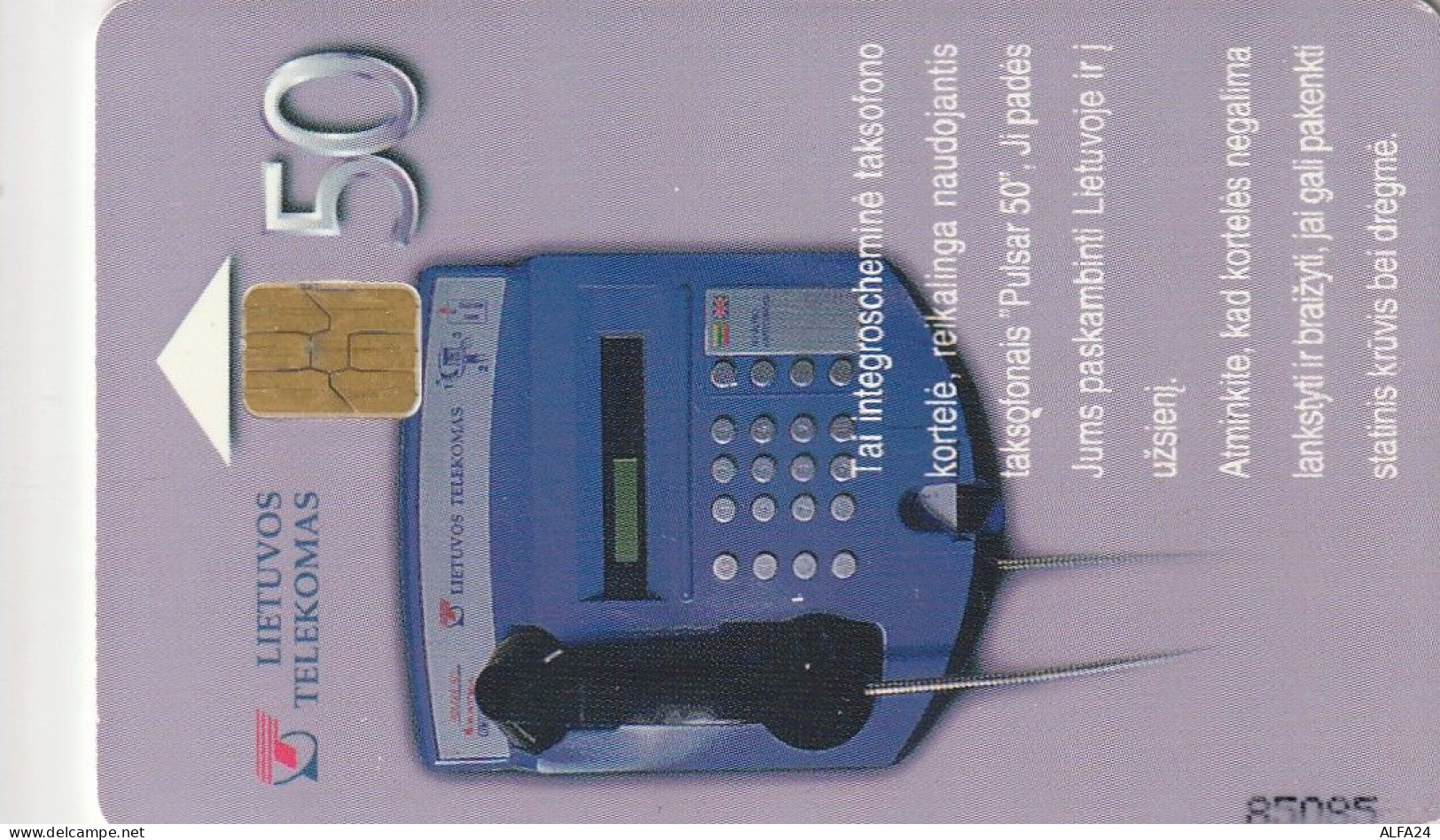 PHONE CARD LITUANIA  (CV7065 - Lituanie