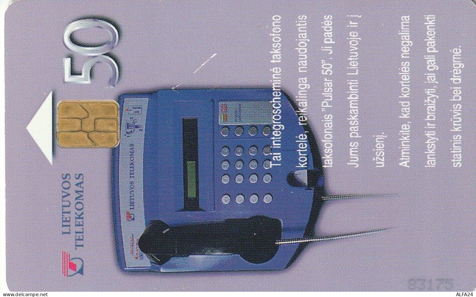 PHONE CARD LITUANIA  (CV7066 - Lituanie