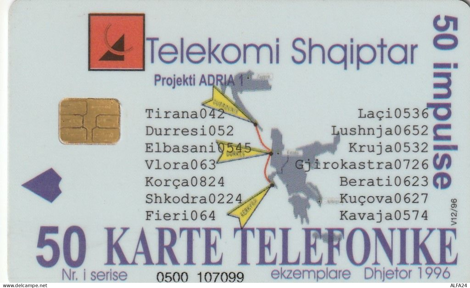 PHONE CARD ALBANIA  (CV7035 - Albania